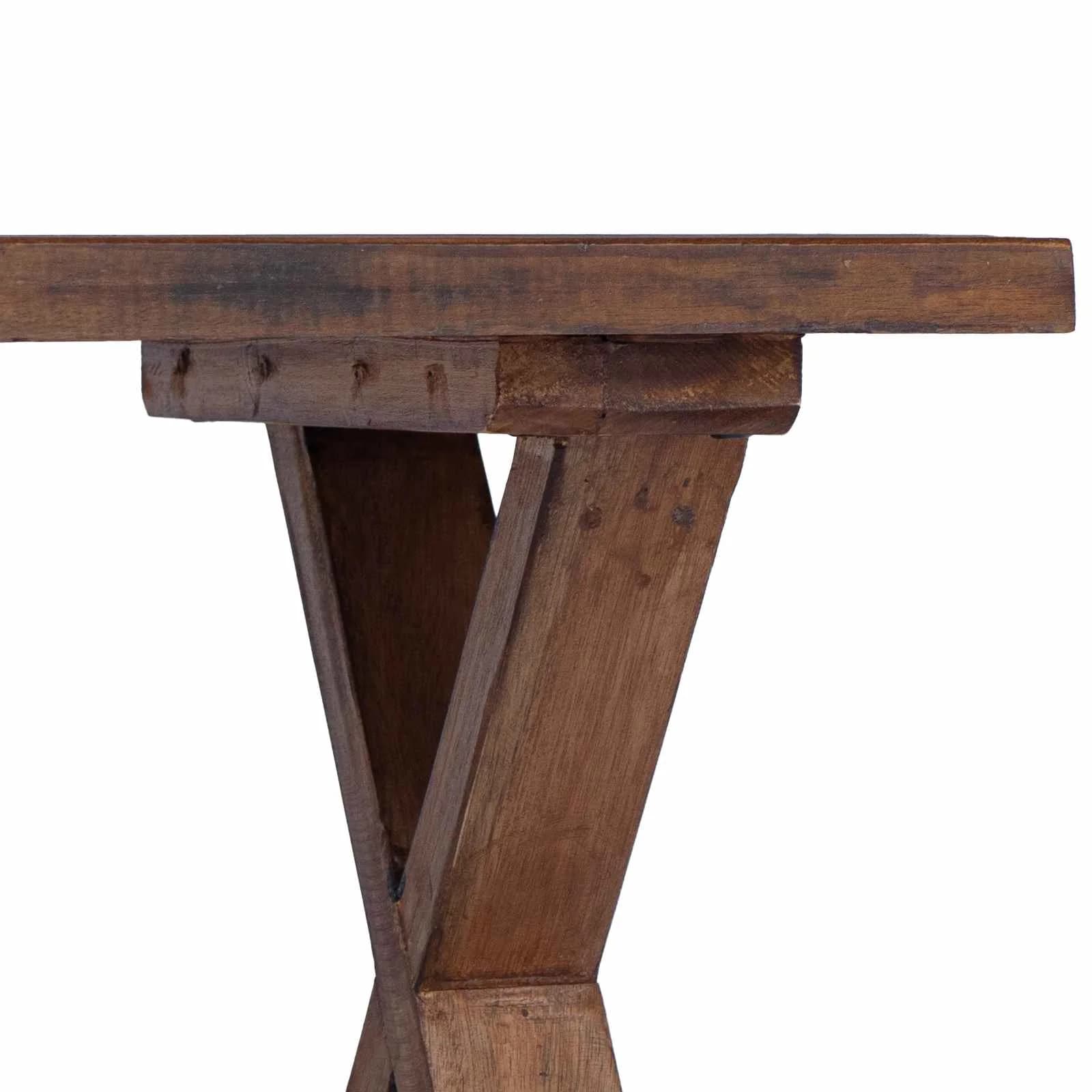klop Naravna 85 x 35 x 46 cm Trden predelan les - slika 8