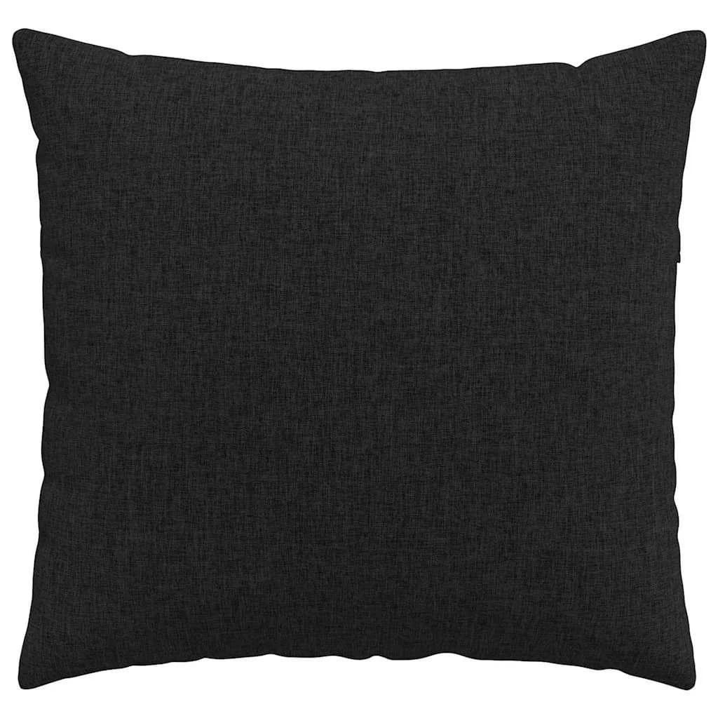 Blazine za kavč 2 kos blago Črna 50 x 50 cm - slika 6
