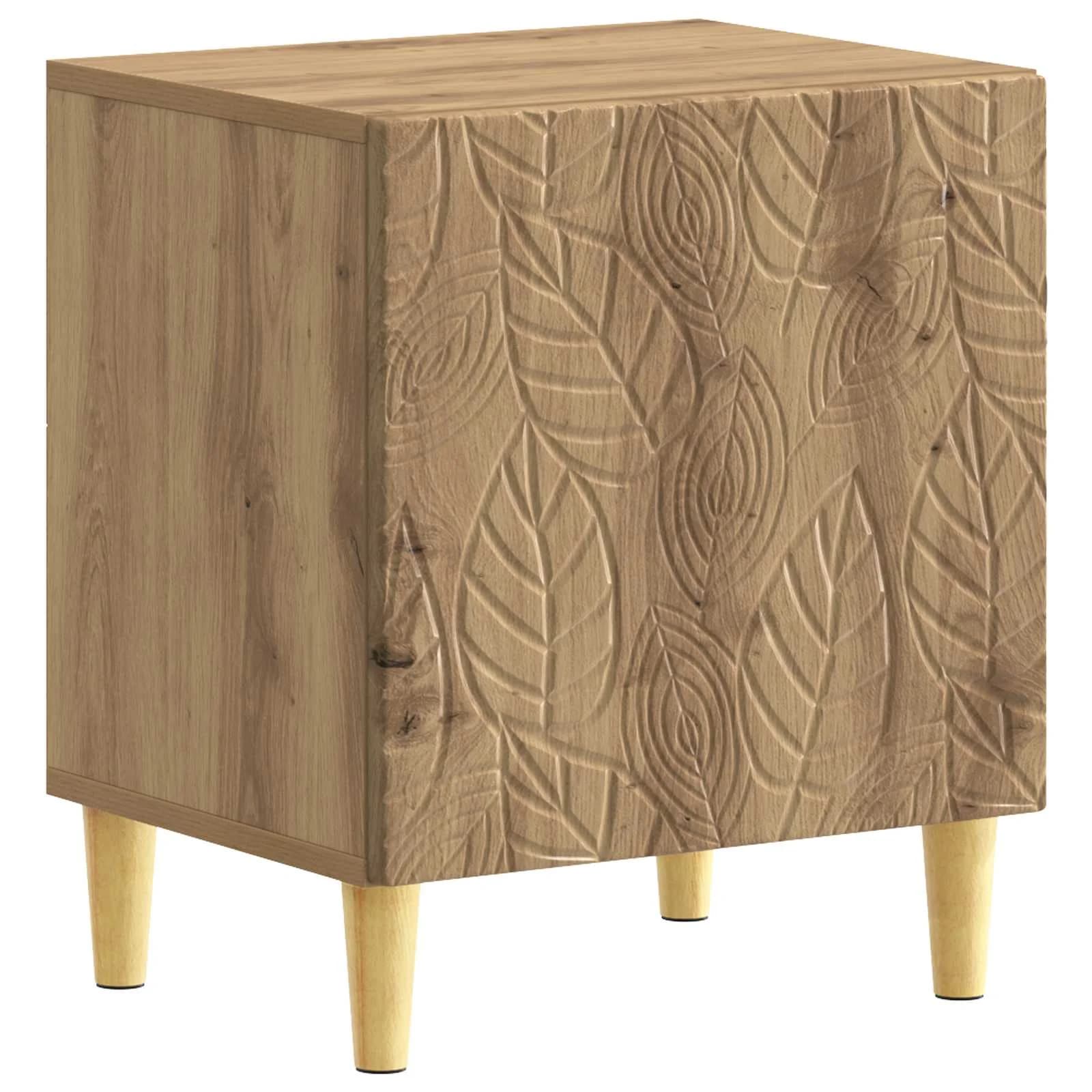 Nočna omarica Artisan hrast 43 x 34,5 x 50 cm Inženirski les - slika 2