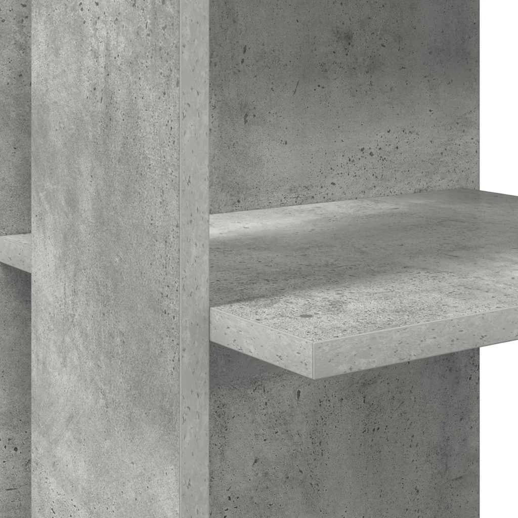 Kotniška miza Betonsko siva Inženirski les 140 x 113,5 x 75 cm - slika 8