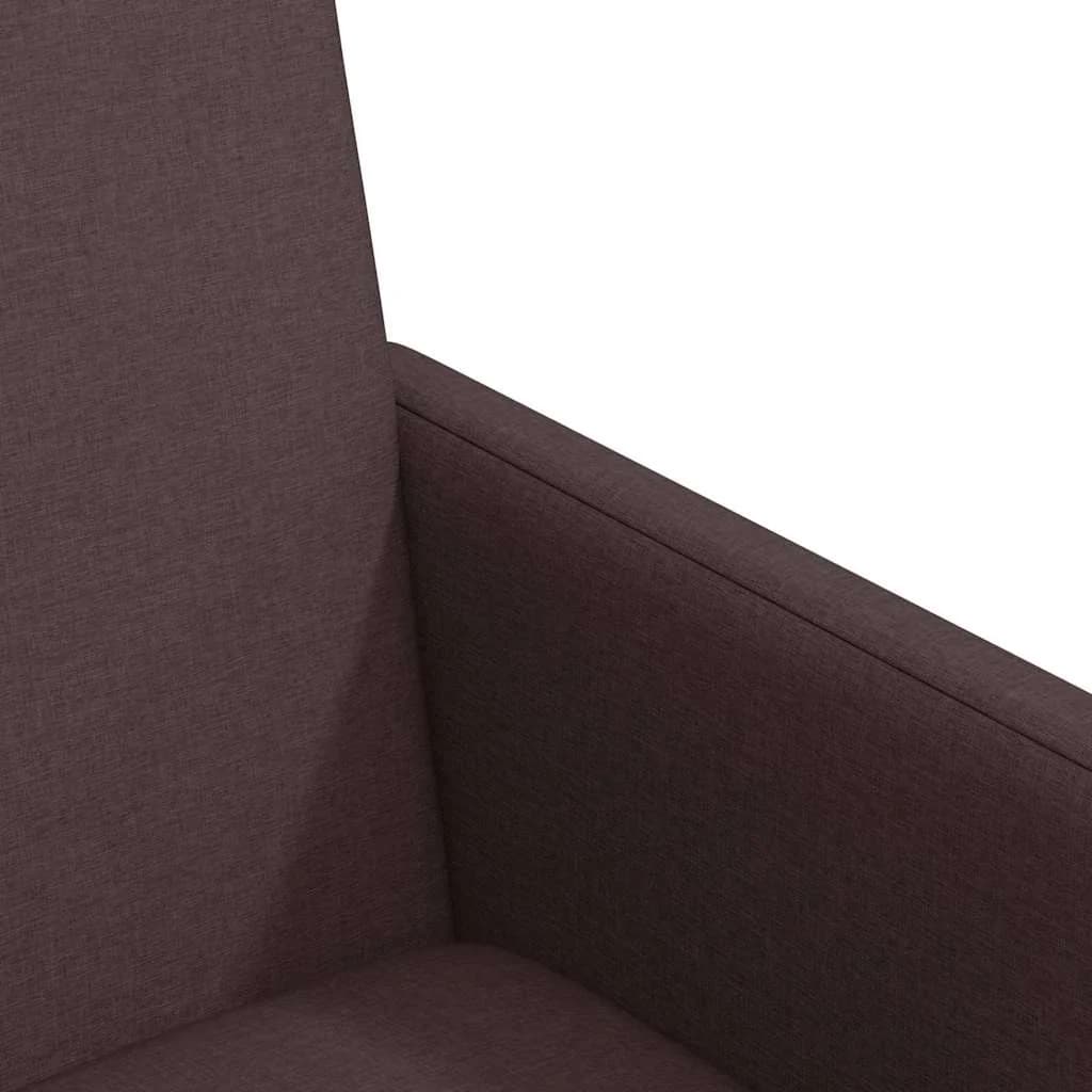 Jedilni stoli s kolesi 2 kos blago Temno rjava 57 x 66 x 94 cm - slika 7