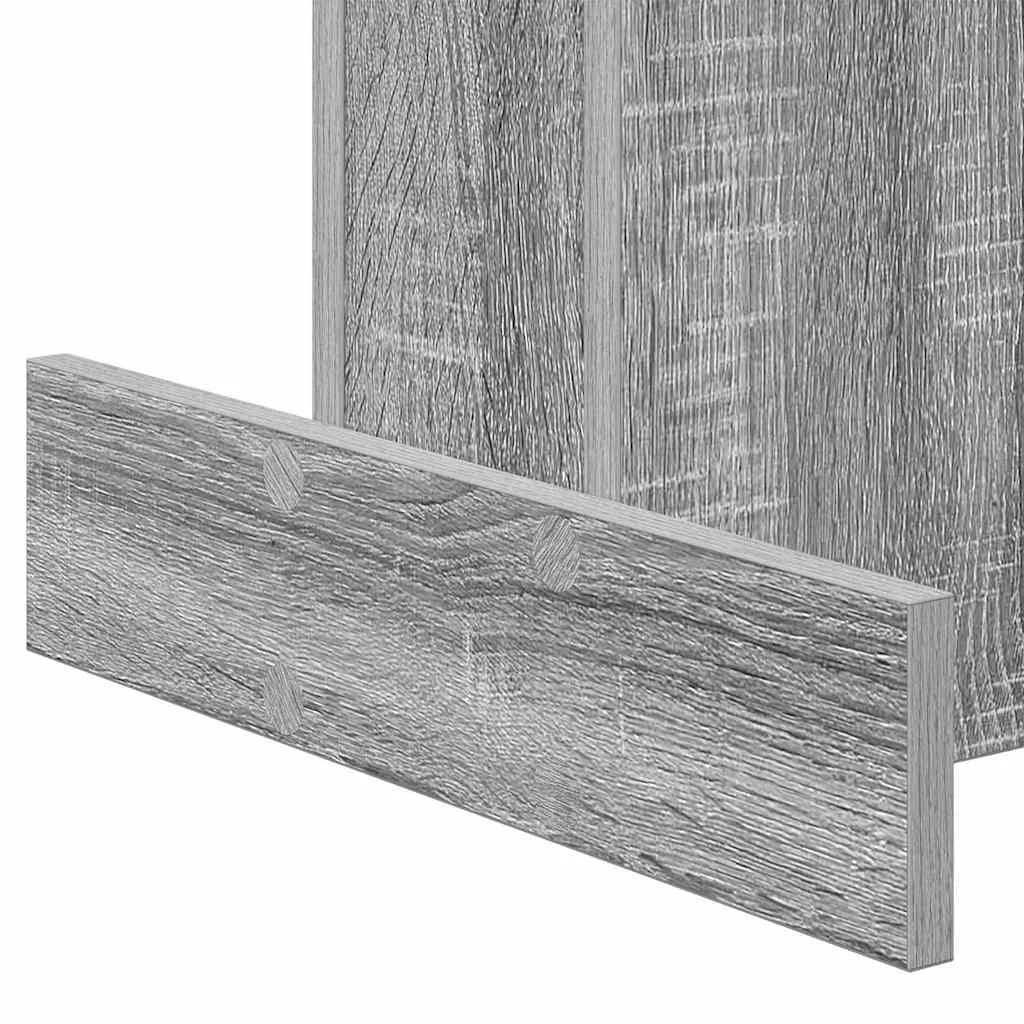 Stranska miza Siva Sonoma 44,5 x 45 x 55 cm Inženirski les - slika 9