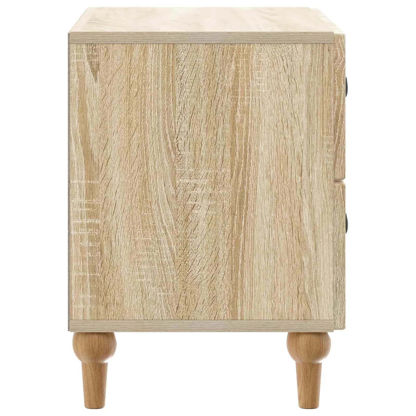 Nočna omarica Sonoma hrast 62 x 34,5 x 48 cm Inženirski les - slika 6