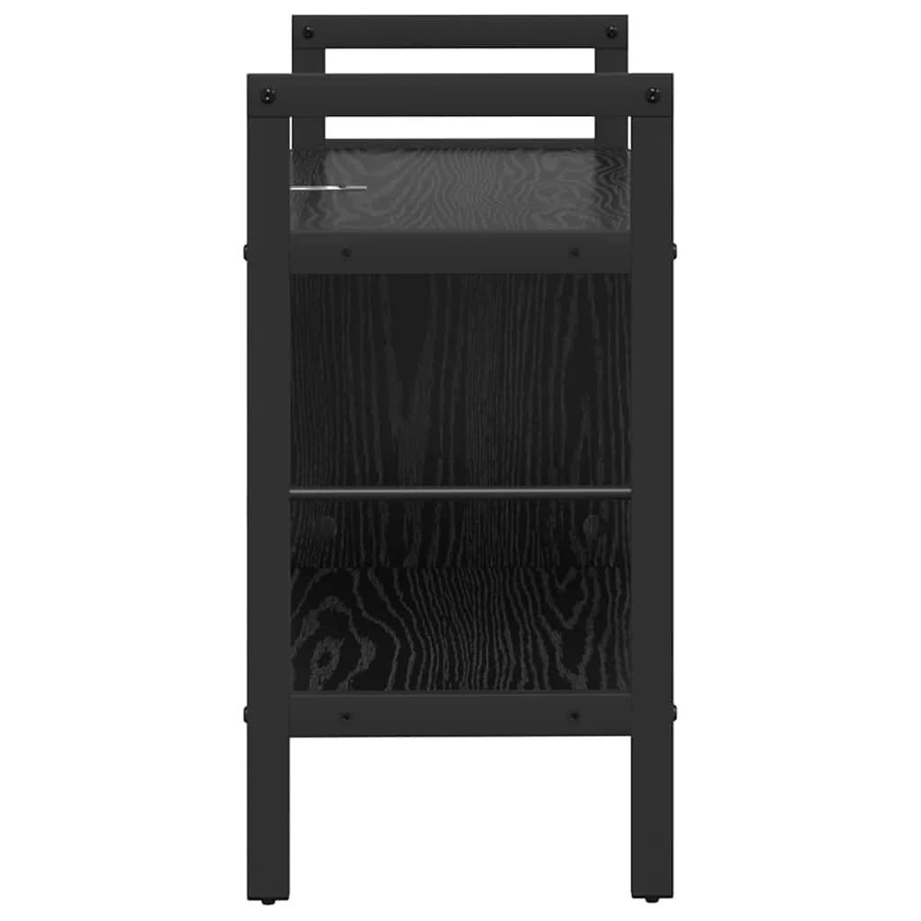 Knjižna polica 3 nivojev 75 x 30 x 58,5 cm Inženirski les - slika 6