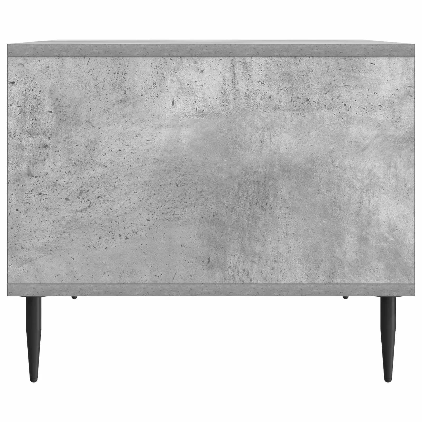 Klubska miza Betonsko siva 90 x 50 x 40 cm Inženirski les - slika 6
