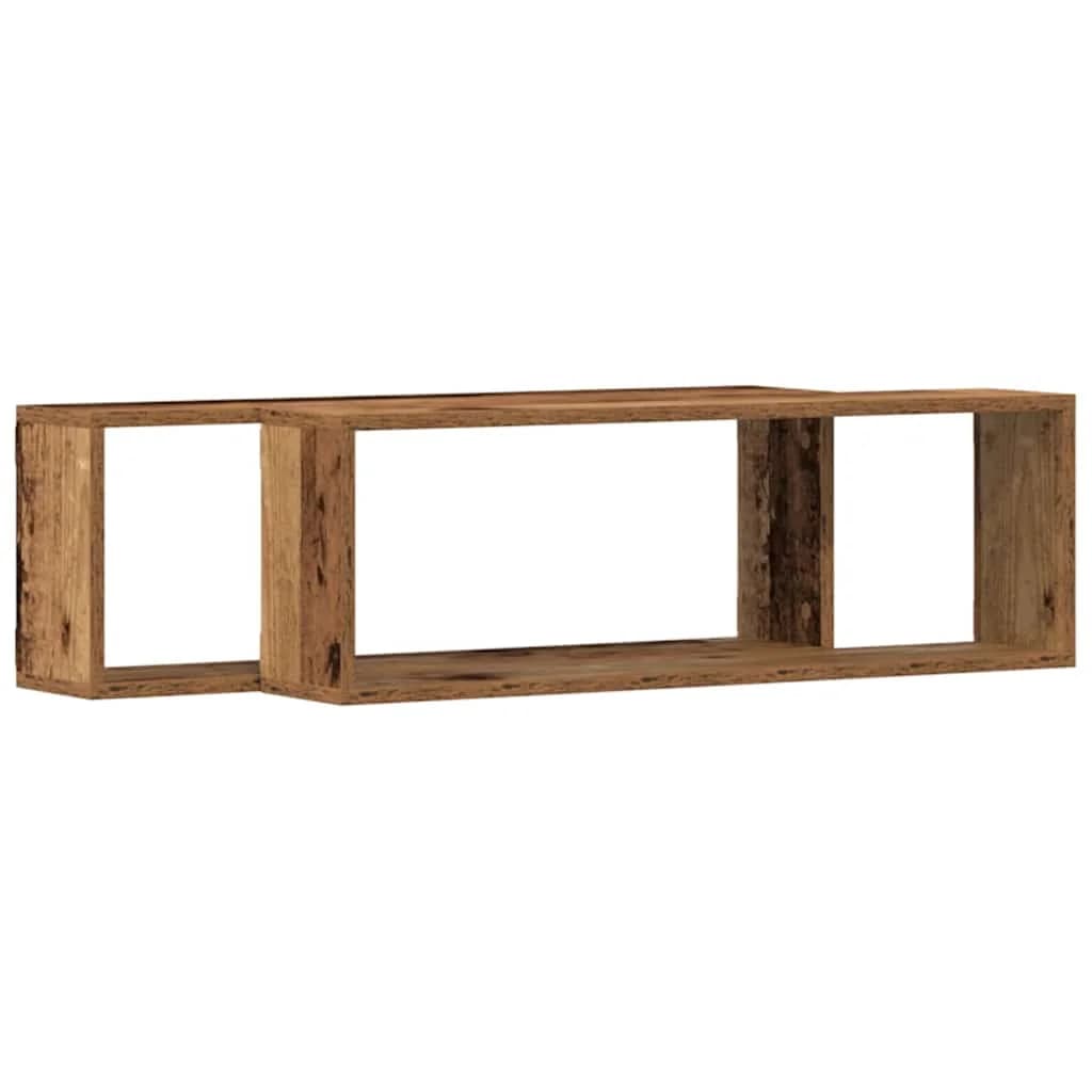 Stenske police Montaža za steno 2 kos Star les 80 x 15 x 26 cm - slika 2