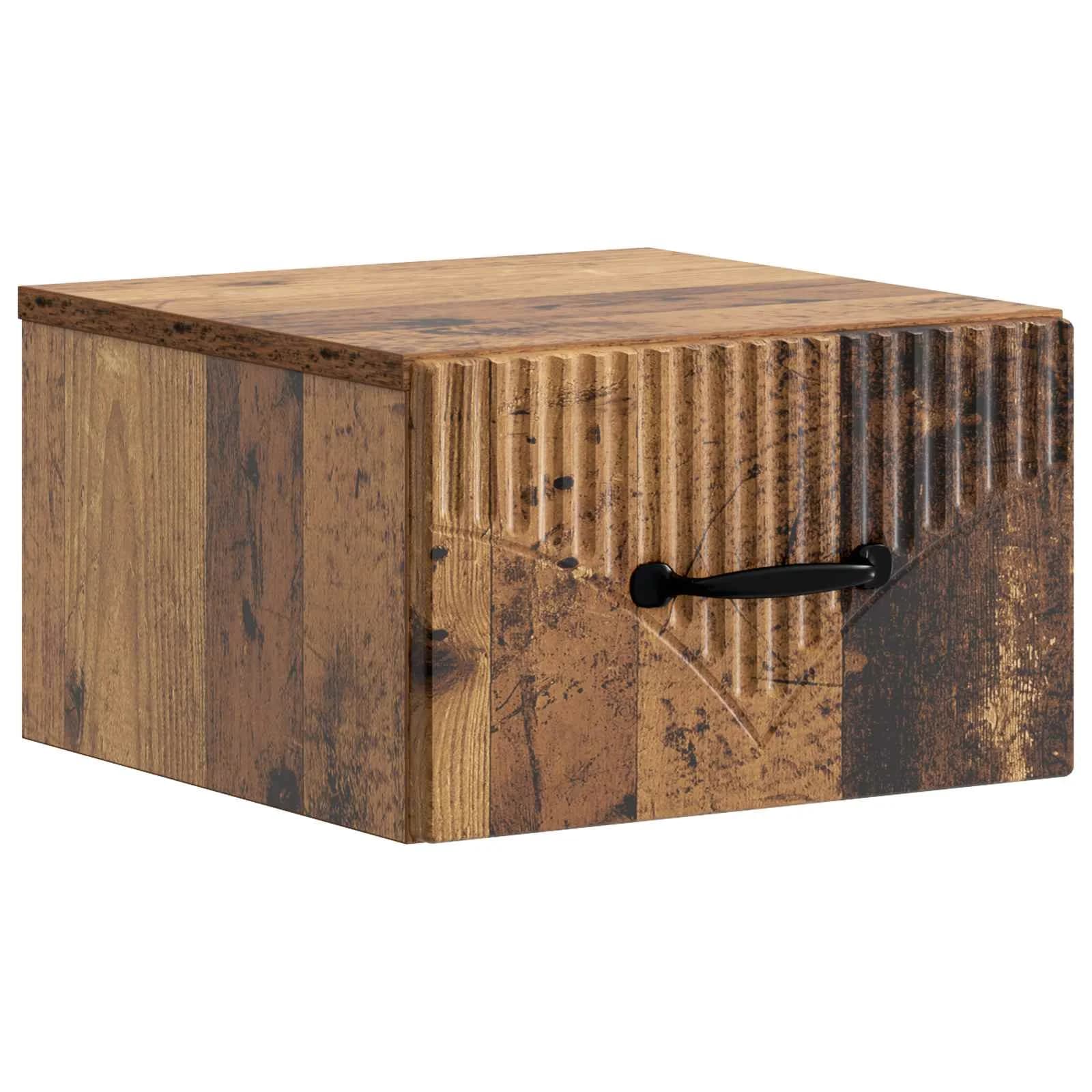 Stenski nočni omarici Star les 34,5 x 33 x 20 cm Inženirski les - slika 2