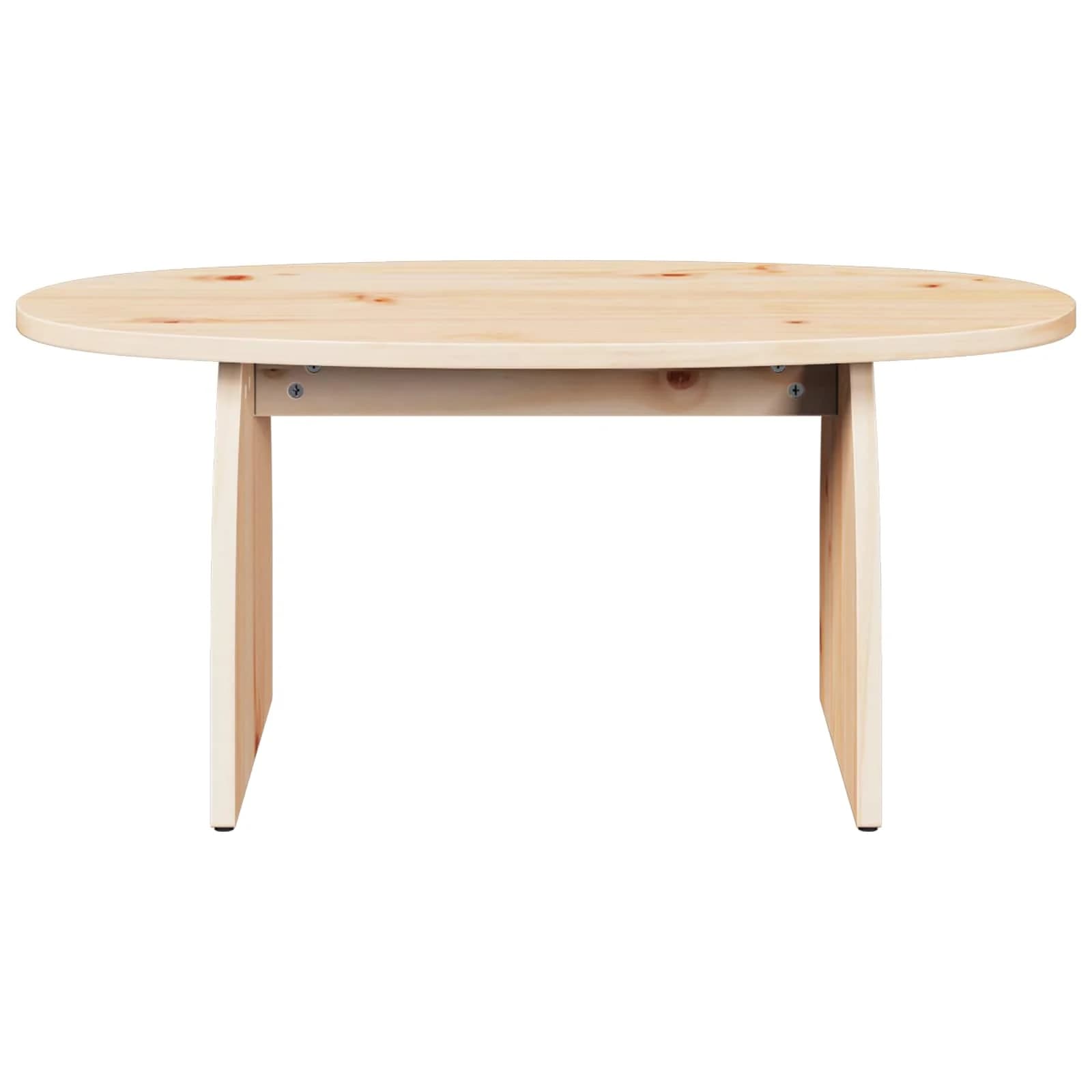 Klubska miza Rjava 80 x 40 x 35 cm Masivno borovo les - slika 6