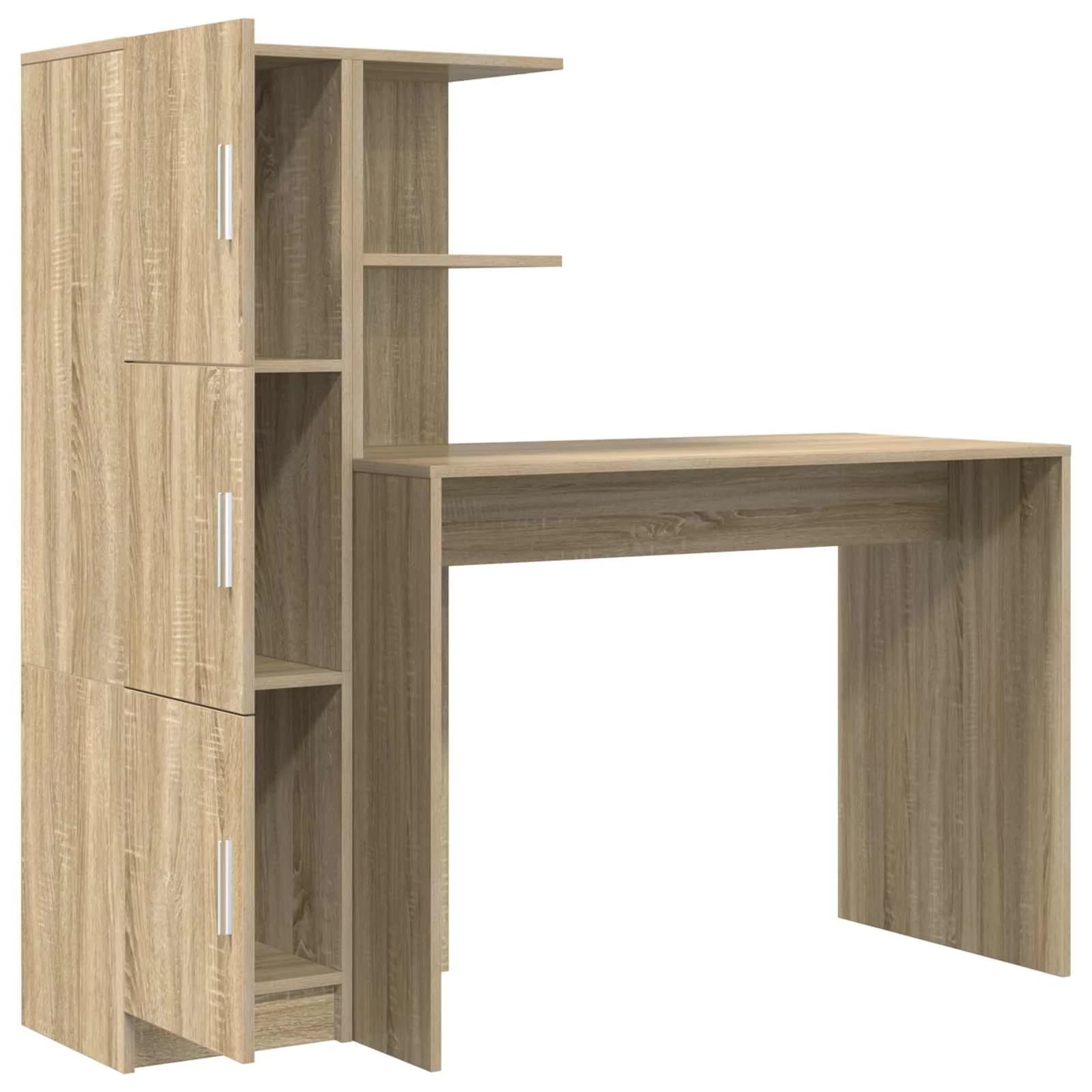 Miza Sonoma hrast 133,5 x 50 x 124 cm 2 kos - slika 7