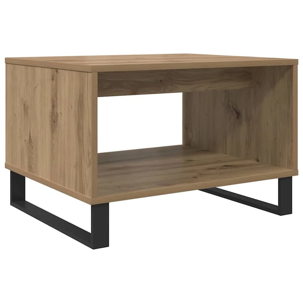 Klubska miza artisan hrast 60 x 50 x 40 cm Inženirski les - slika 7