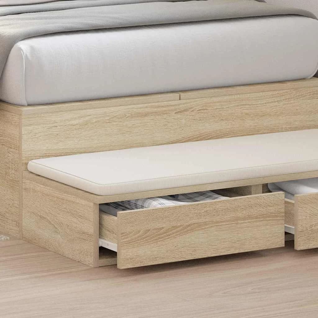 Posteljni predali Sonoma hrast 75 x 36,5 x 16,5 cm - slika 4
