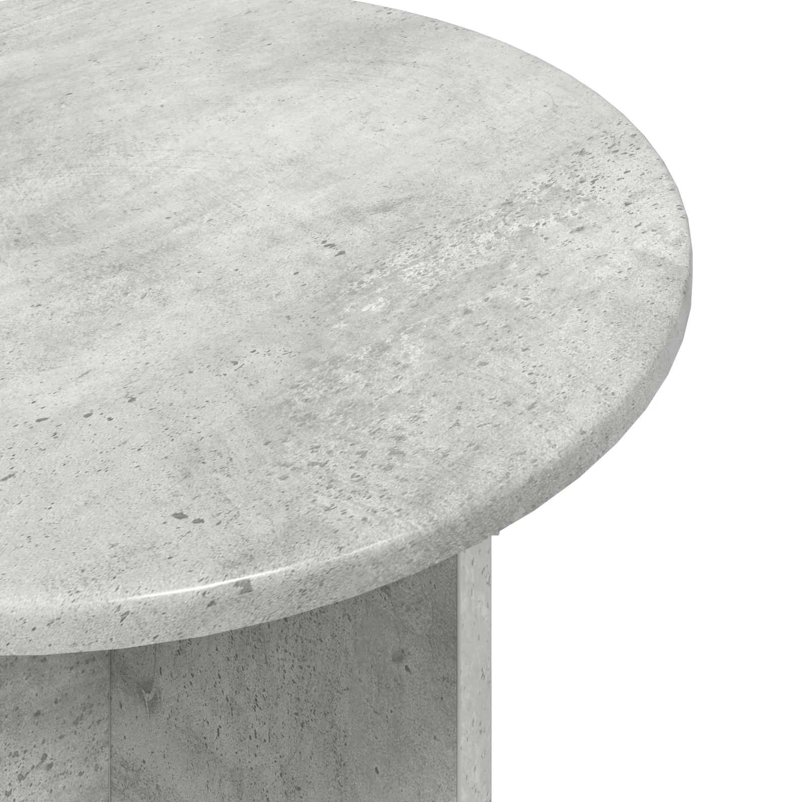 Komplet stranskih mizic 2 kos Betonsko siva Ø 45 x 35 cm - slika 6
