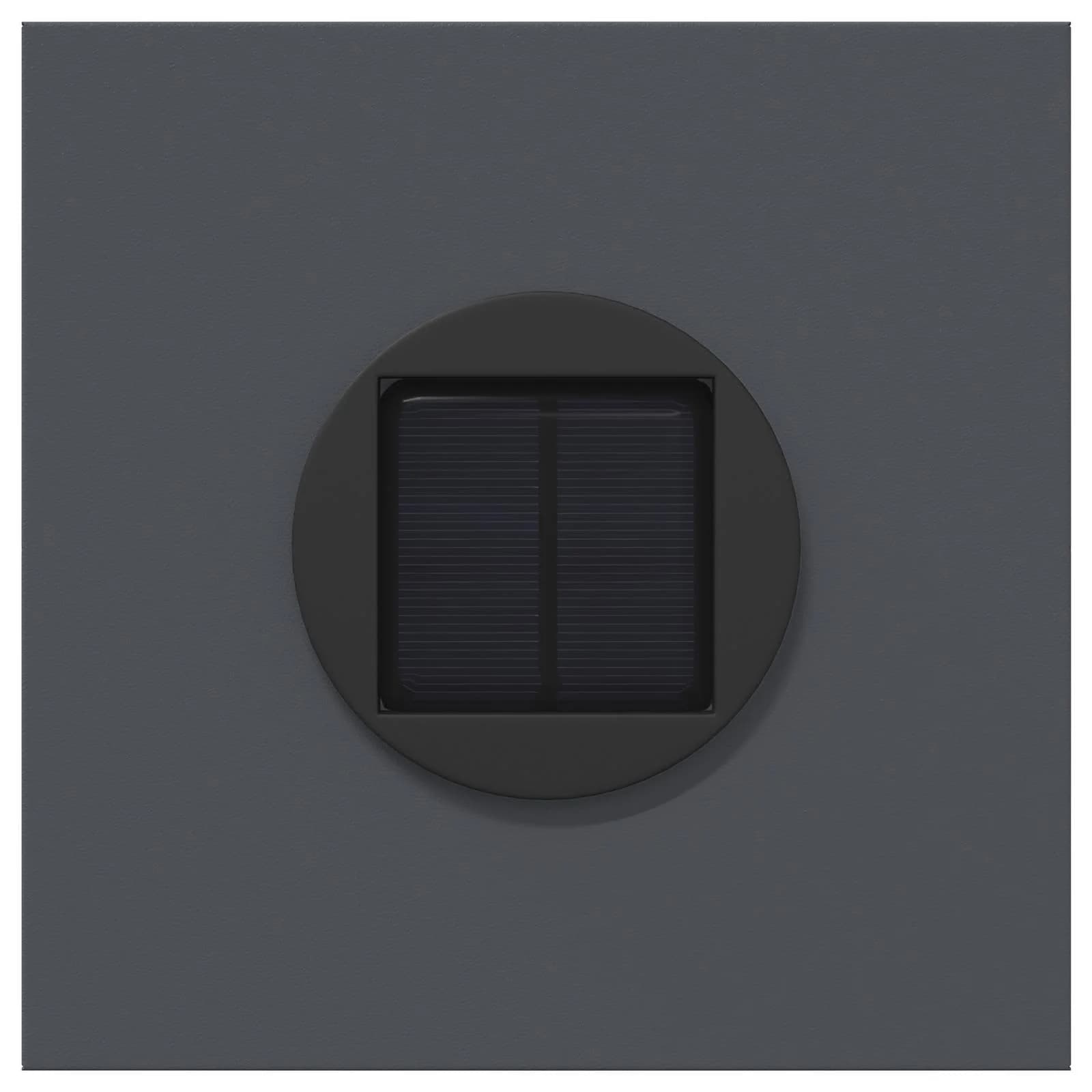 Solarno LED svetilo za pot 2 kos Toplo bela 18 x 18 x 50 cm - slika 7