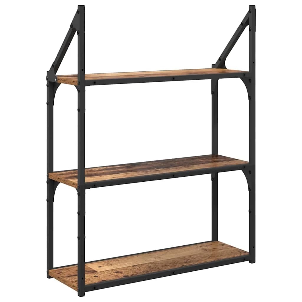 Stenska polica Montaža za steno Star les 60 x 21 x 78,5 cm - slika 7