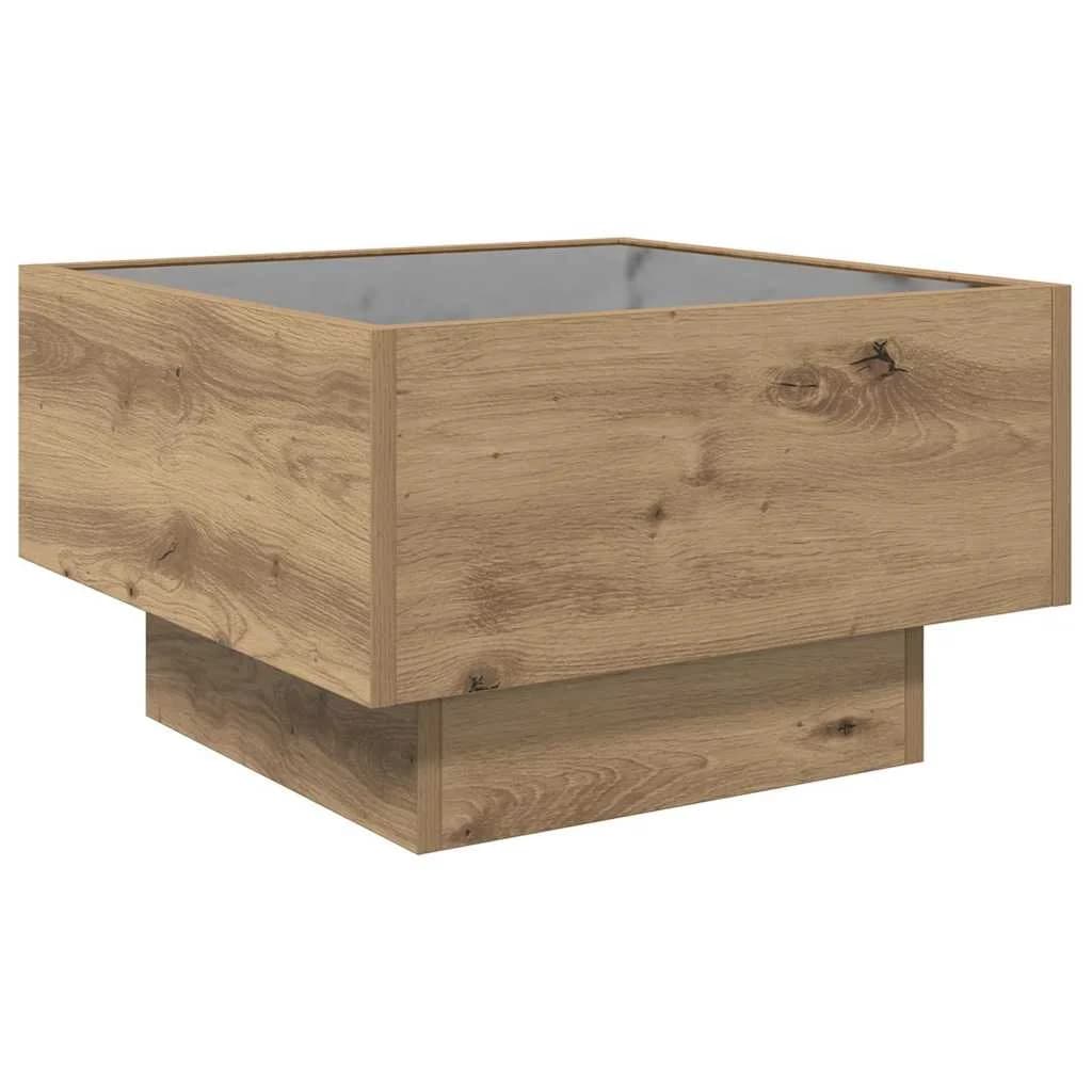 Klubska miza artisan hrast 50 x 50 x 30 cm - slika 7