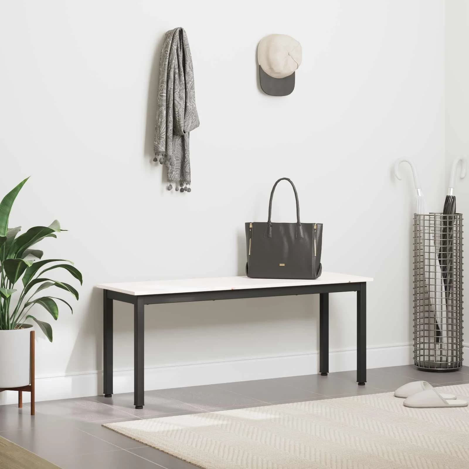 klop Bela 110 x 35 x 45 cm Masivno borovo les - slika 4