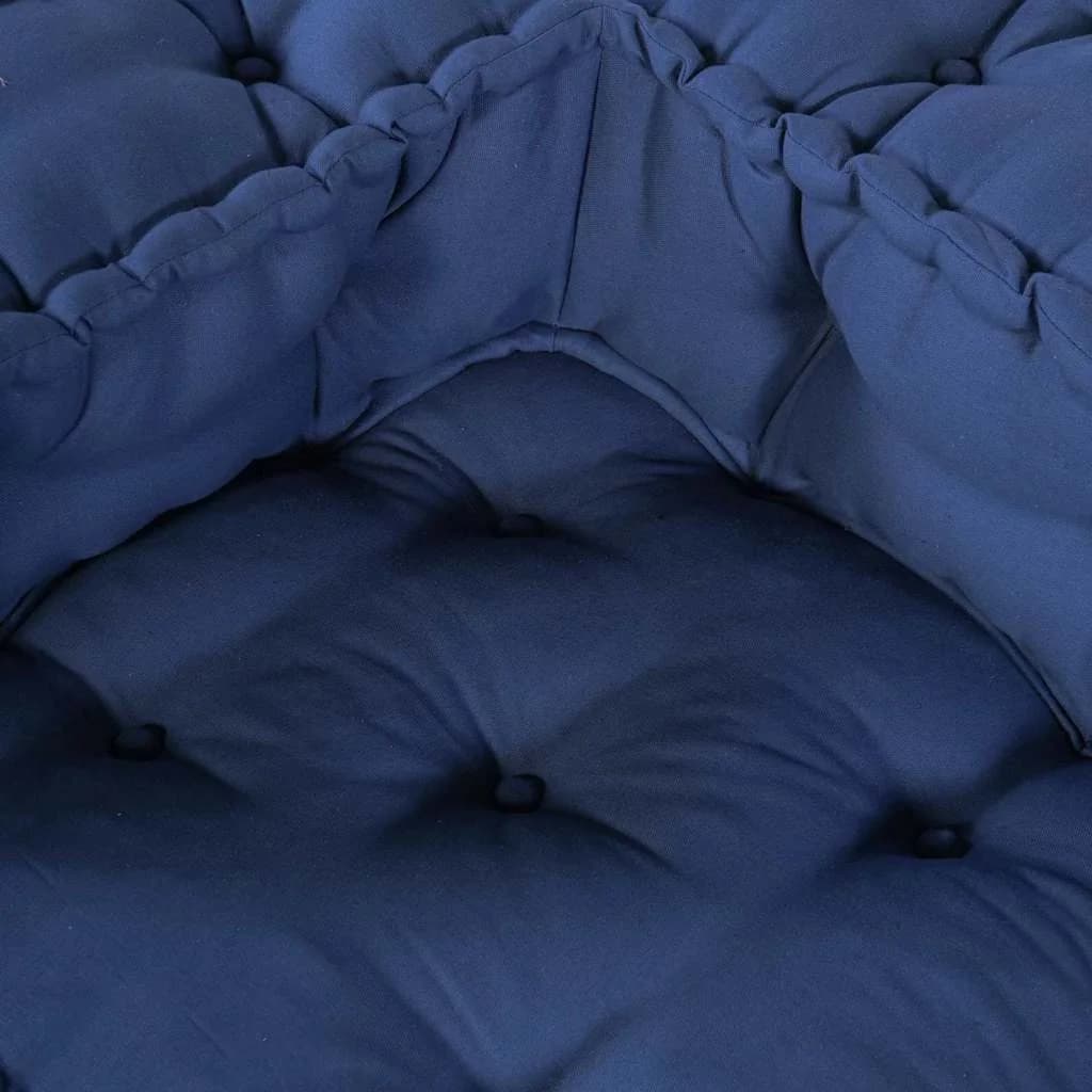 Modularna sedežna enota 2 kos Blago Indigo 140 x 70 x 56 cm - slika 9