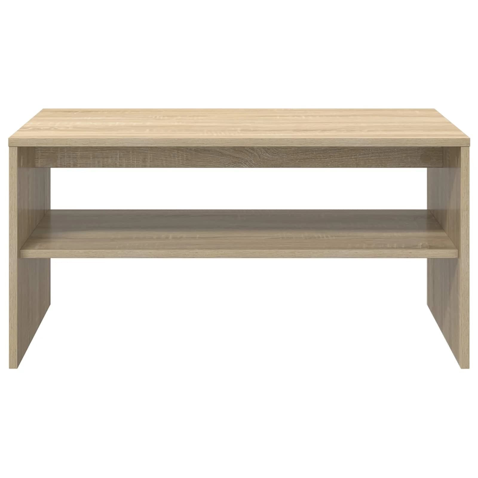 Klubska miza Sonoma hrast 80 x 50 x 40 cm Inženirski les - slika 5
