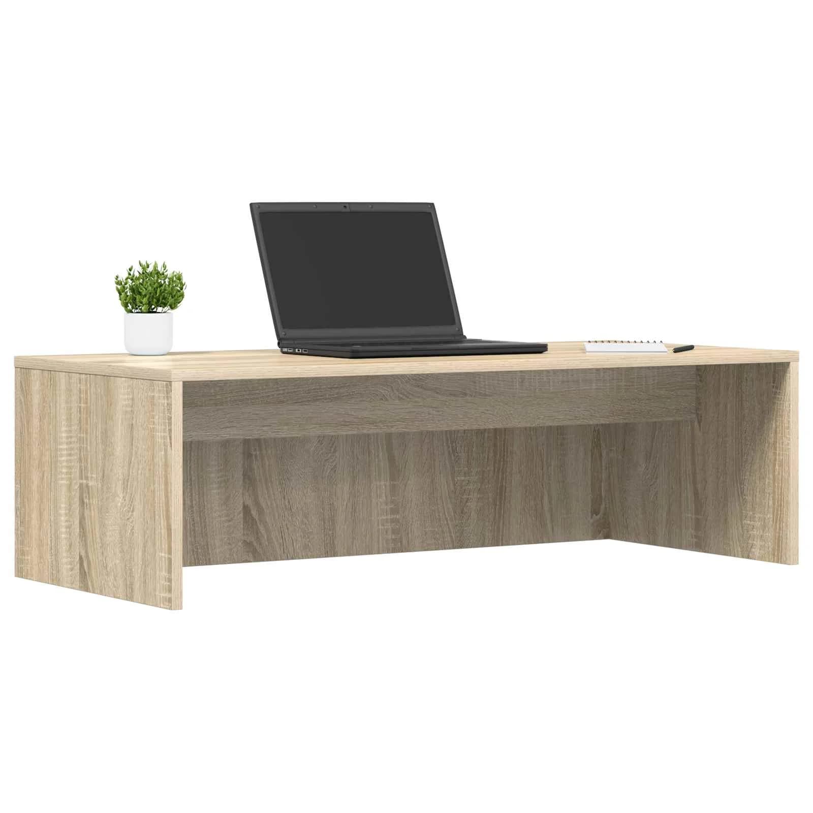 Stenska miza Sonoma hrast Inženirski les 100 x 45 x 30 cm - slika 3