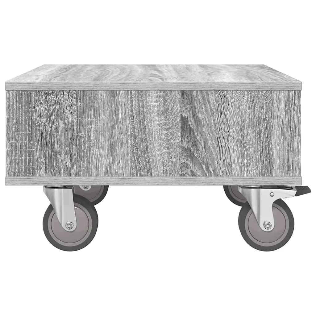 Stranska miza s kolesi Siva Sonoma 50,5 x 50 x 30 cm - slika 6