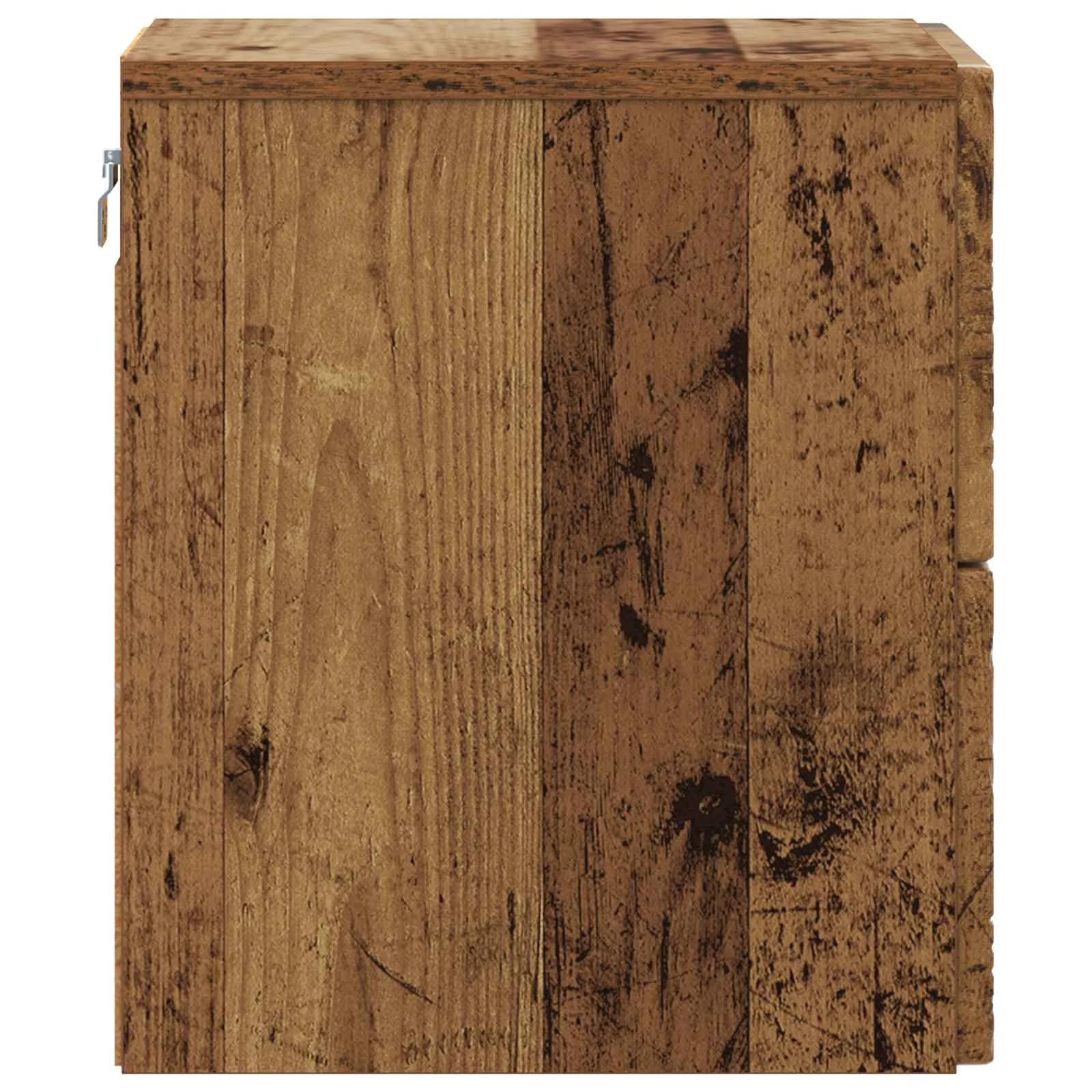 Stenski nočni omarici Star les 34,5 x 33 x 40 cm Inženirski les - slika 5
