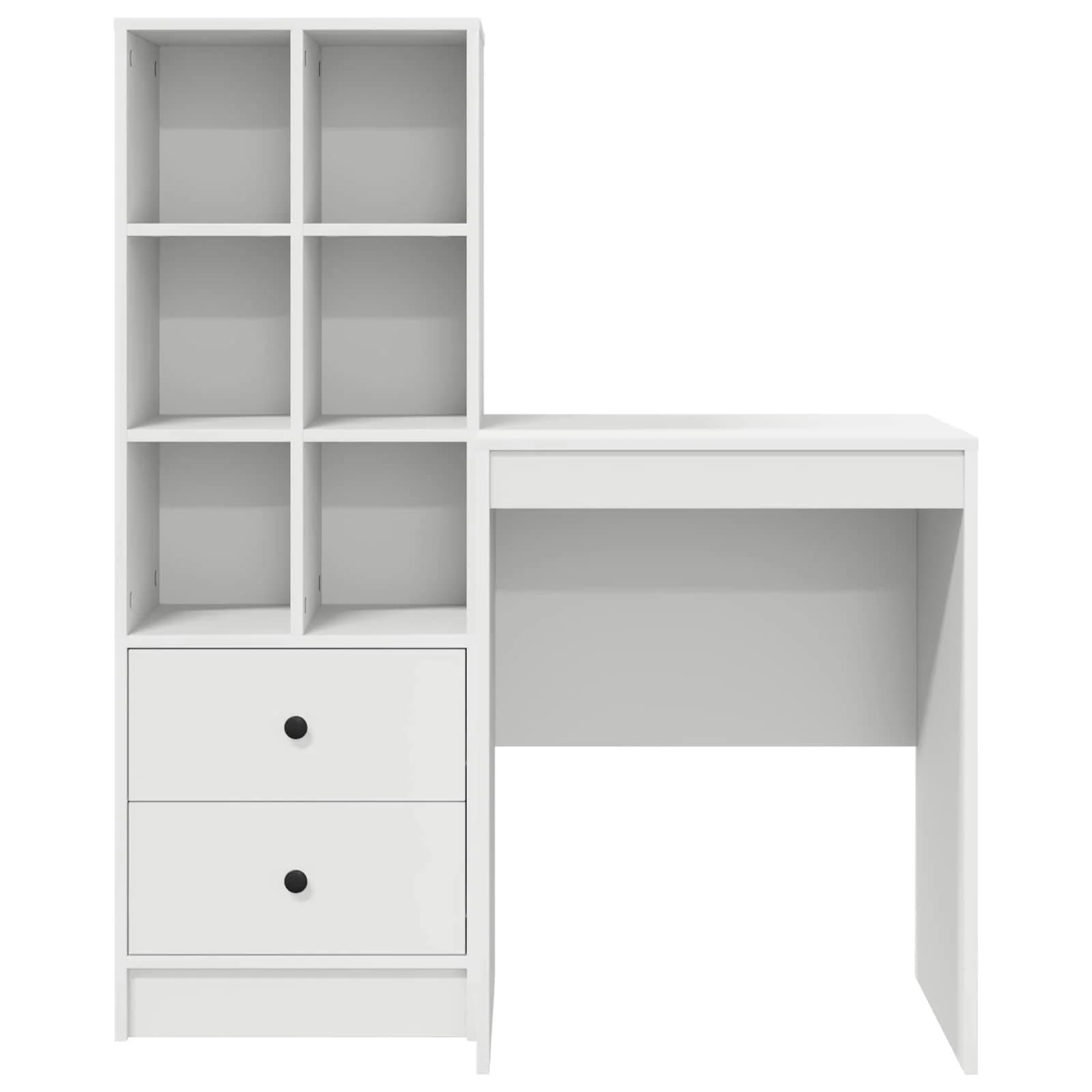 Miza Bela 145,5 x 40 x 127 cm 2 kos - slika 8