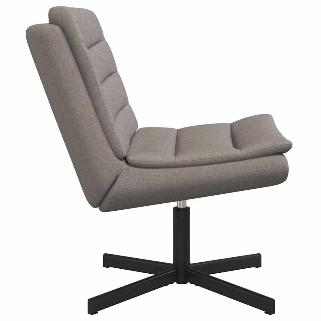 Vrtljiv stol Taupe 63 x 75 x 76 cm blago - slika 5