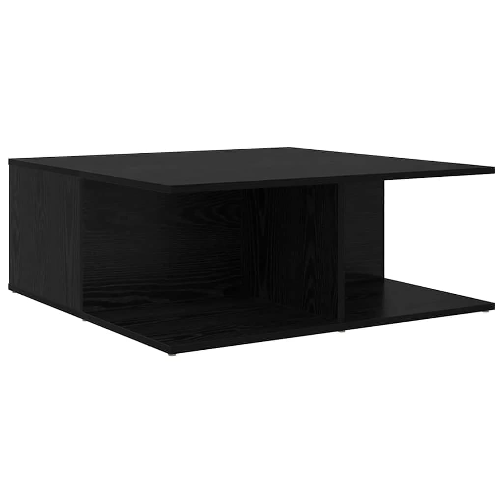 Klubska miza Črni hrast 80 x 80 x 31 cm Inženirski les - slika 8