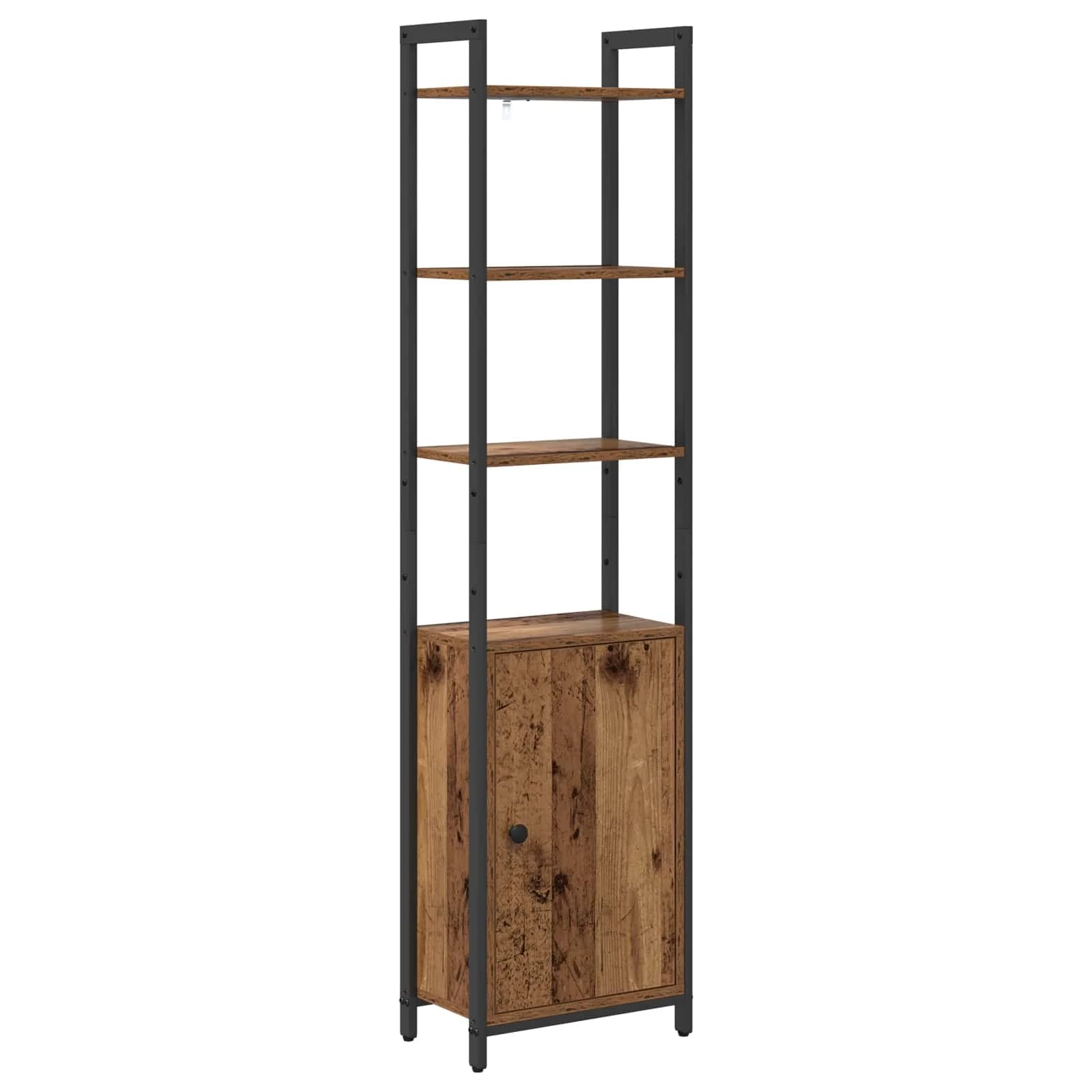 Knjigovni omar 6 nivojev 40 x 24 x 161 cm Inženirski les - slika 2