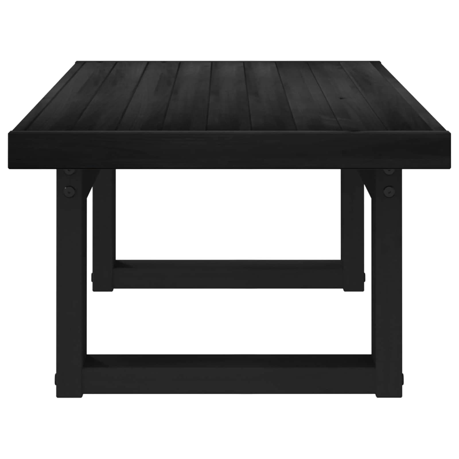 Klubska miza NOAIN Črna 119 x 60 x 40 cm Trdna borovina - slika 4