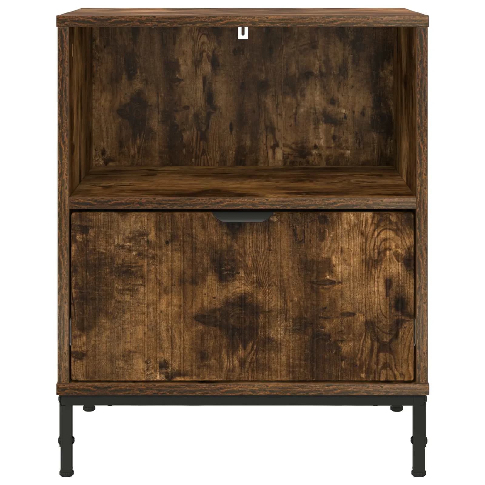Nočna omarica 2 kos Dimljeni hrast 49 x 36 x 61 cm - slika 6