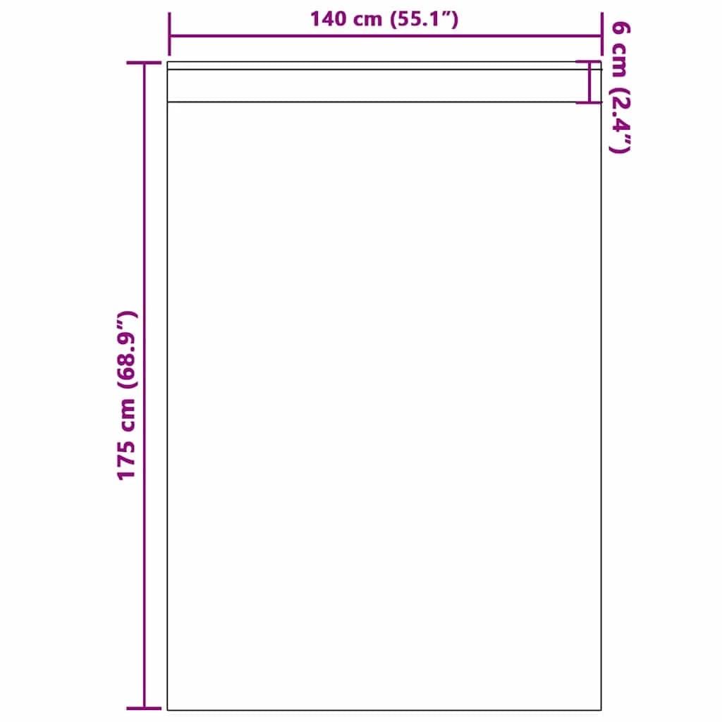 Zavese za zatemnitev z obroči 2 kos Temno rjava 175 x 140 cm - slika 9
