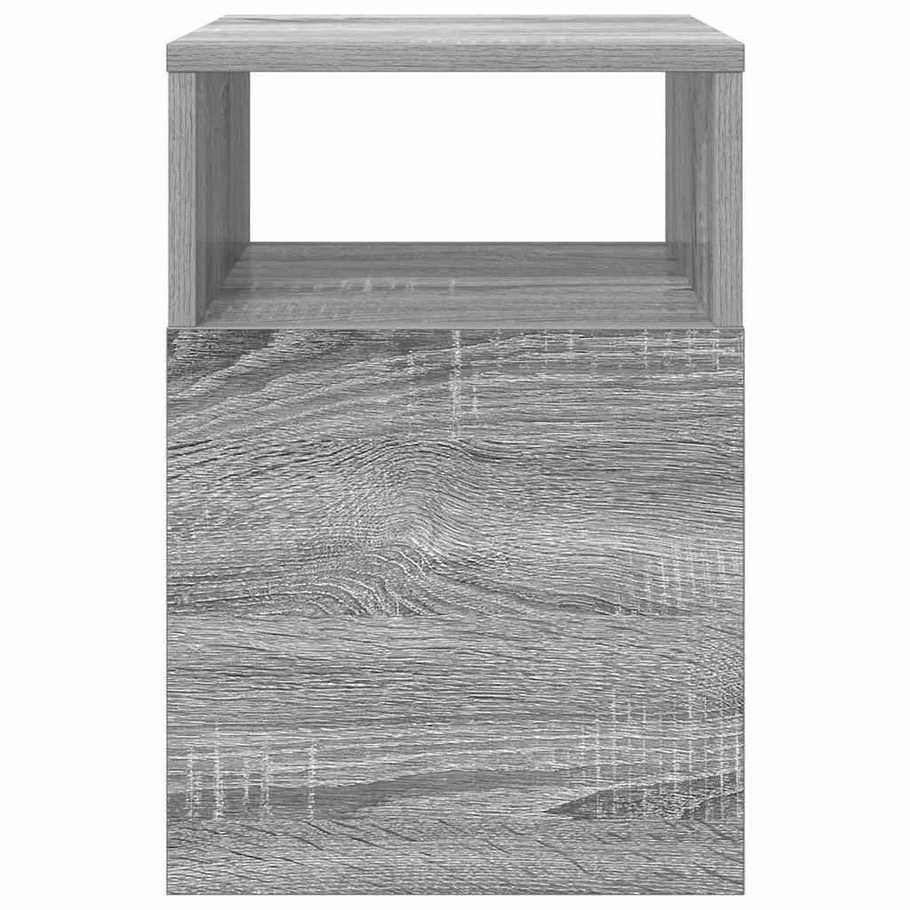 Stranska miza Siva Sonoma 30,5 x 30 x 45 cm Inženirski les - slika 6