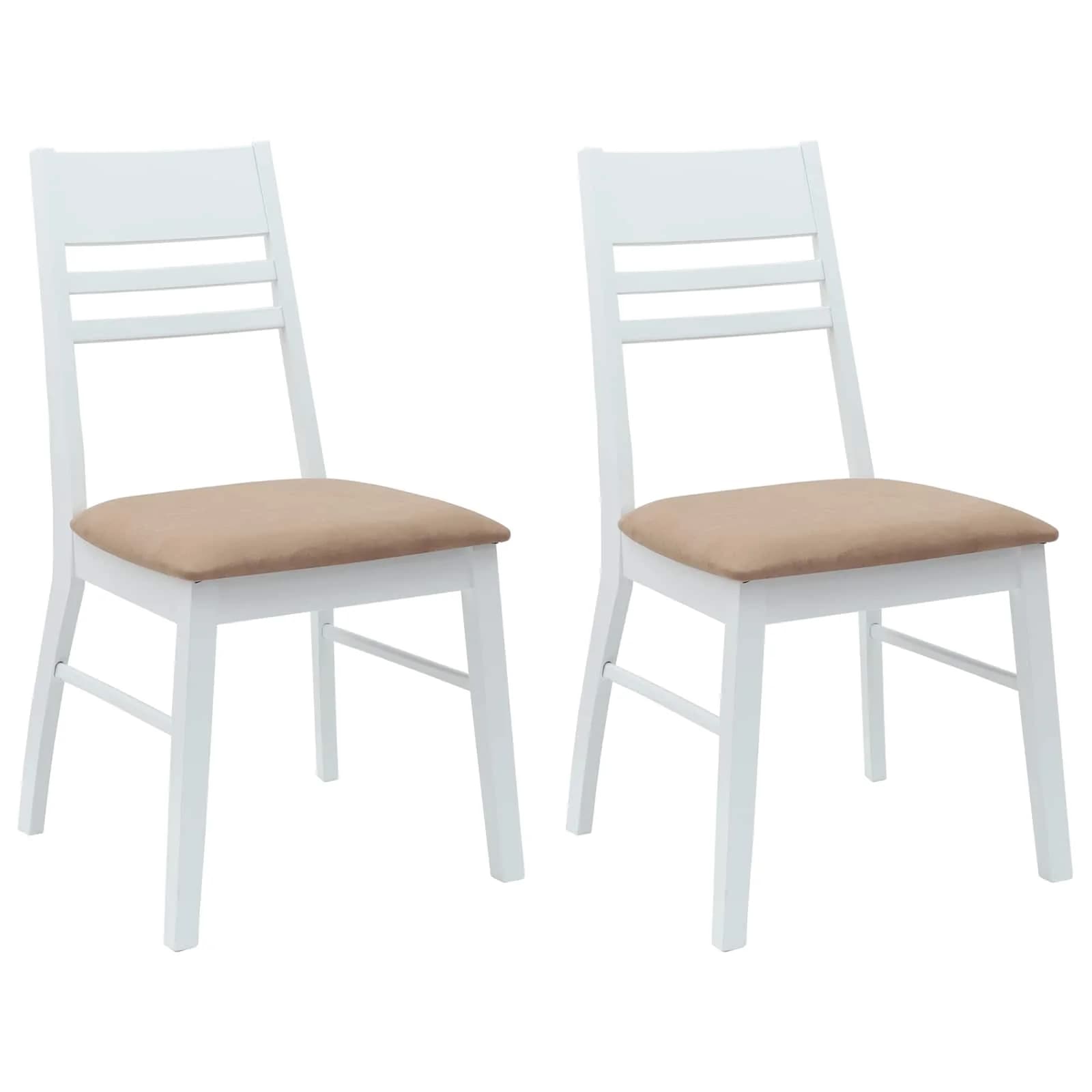 Jedilni stoli 2 kos Masivno gumovo les Bela 43 x 54 x 89 cm - slika 2
