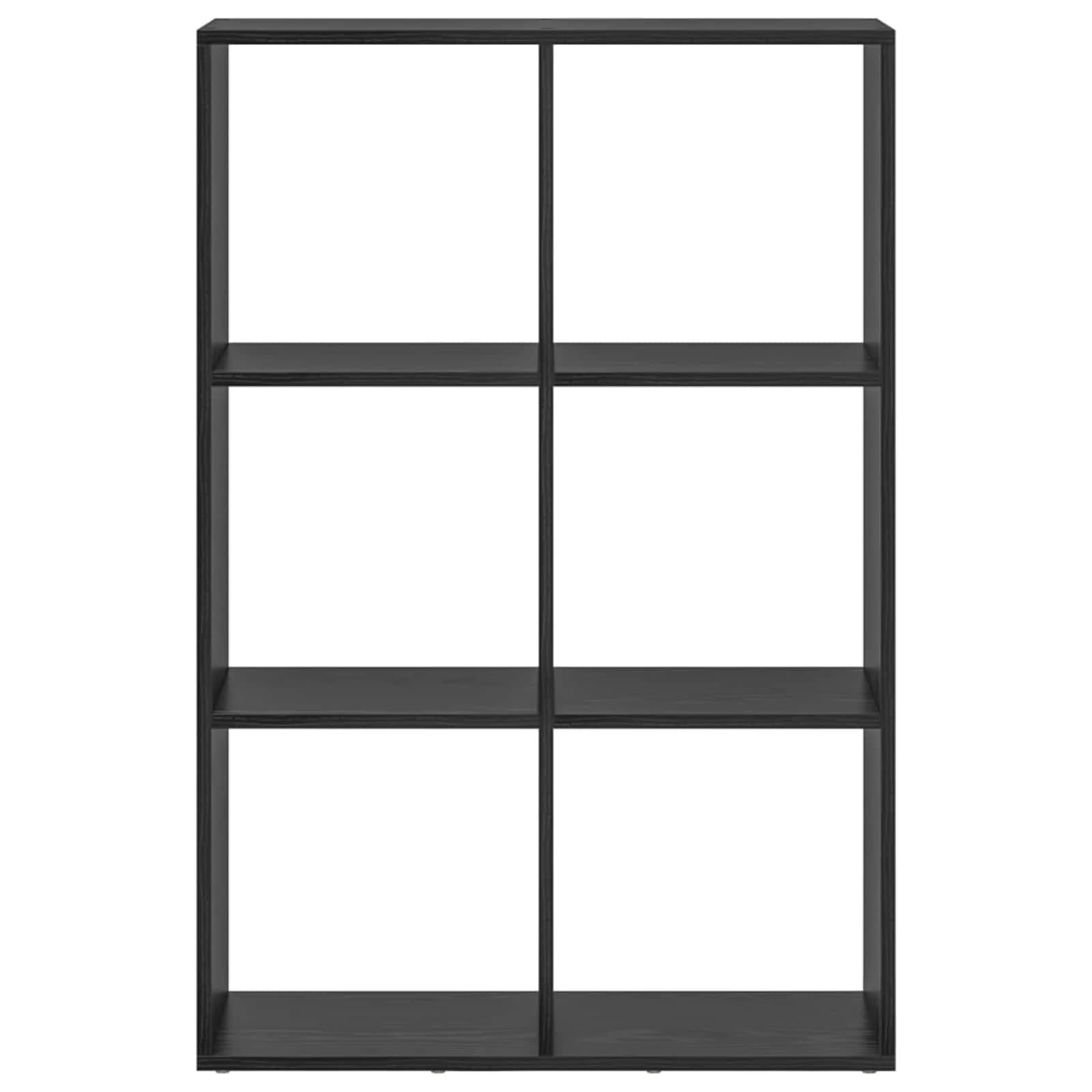 Knjigovni omar 6 nivojev 69,5 x 29 x 103,5 cm Inženirski les - slika 5
