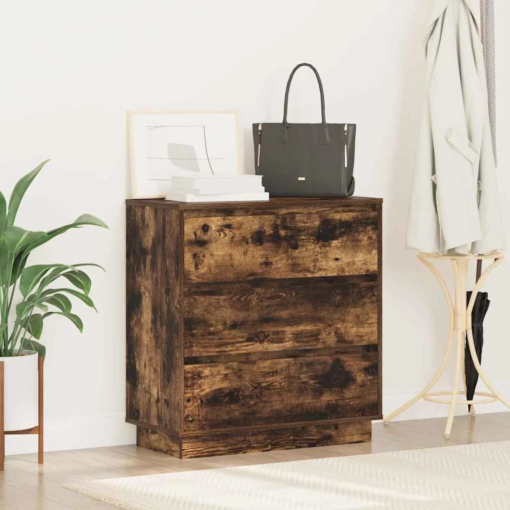 Nočna omarica Dimljeni oreh 71 x 34,5 x 75 cm Inženirski les - slika 4