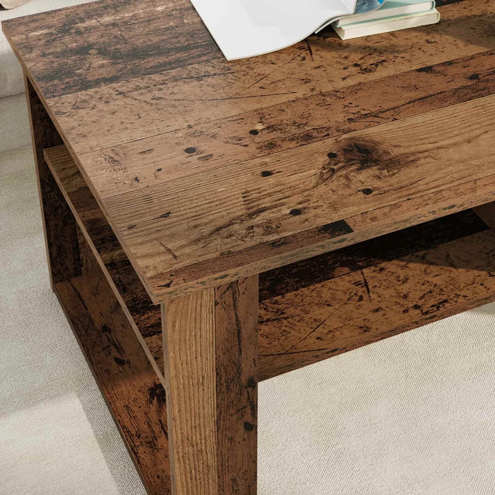 Klubska miza Star les 96 x 54 x 44 cm Inženirski les - slika 4