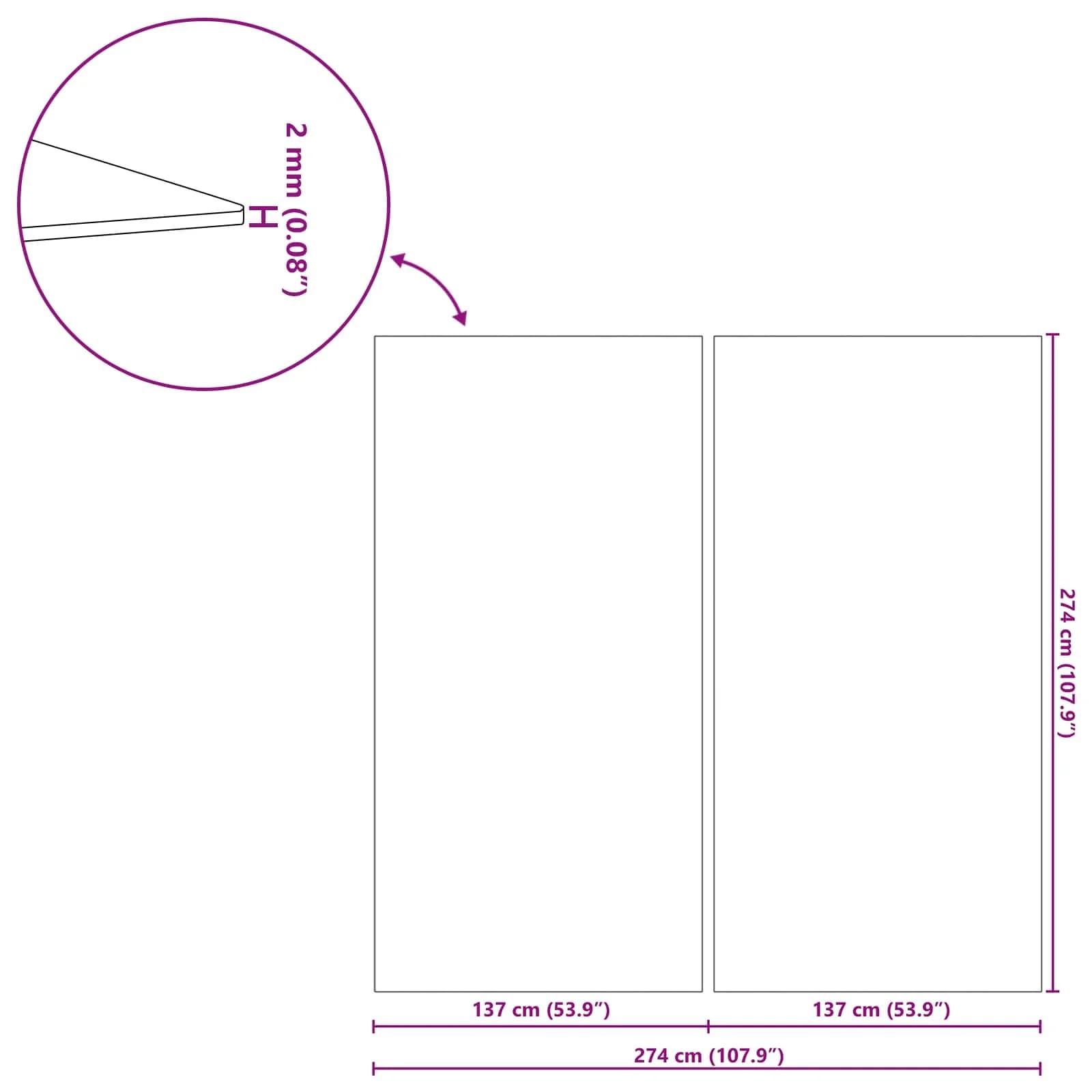 Podloga za bazen 274 x 274 x 0,1 cm Netrdno blago - slika 10