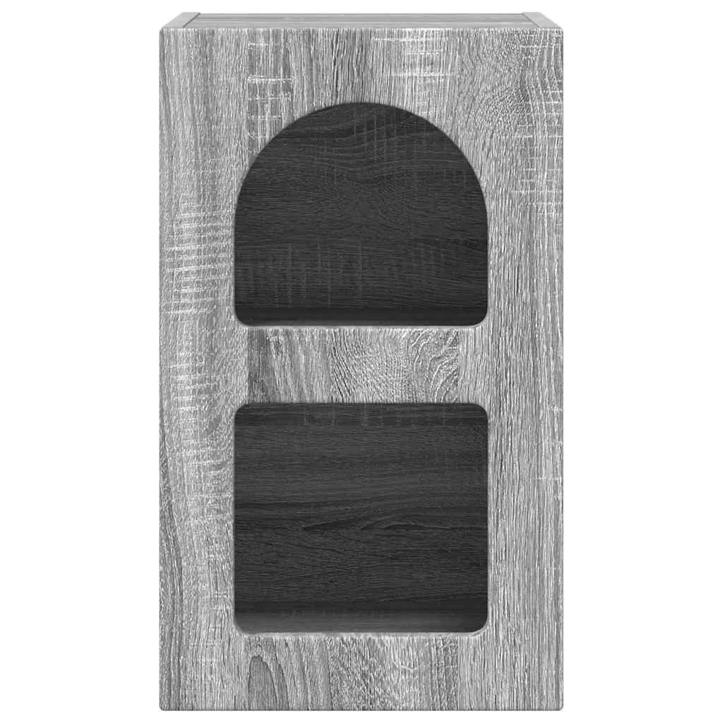Nočna omarica ELST 2 kos Siva Sonoma 29,5 x 33,5 x 50 cm - slika 6
