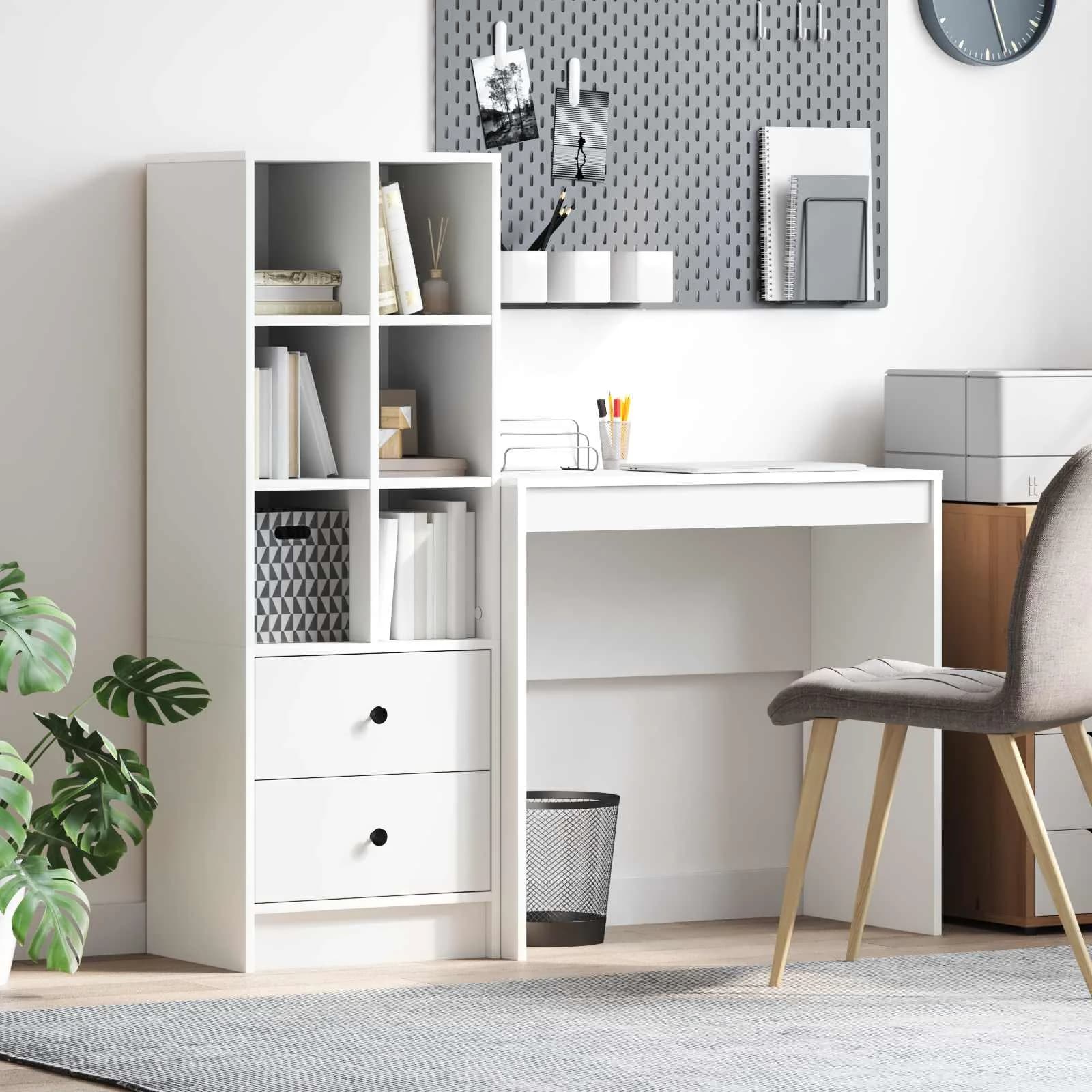 Miza Bela 125,5 x 40 x 127 cm 2 kos