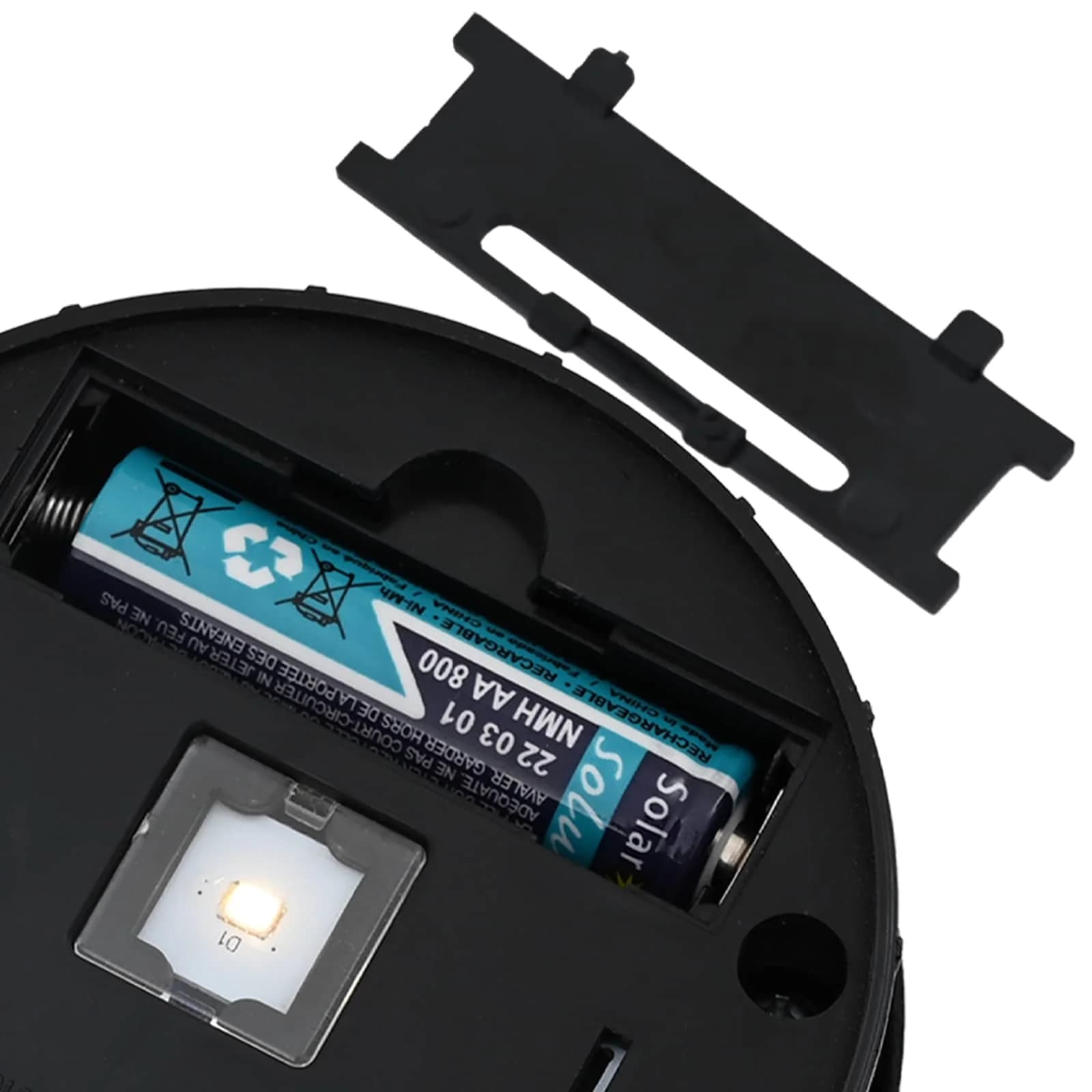 Solarno LED svetilo za pot 2 kos Toplo bela 18 x 18 x 50 cm - slika 10