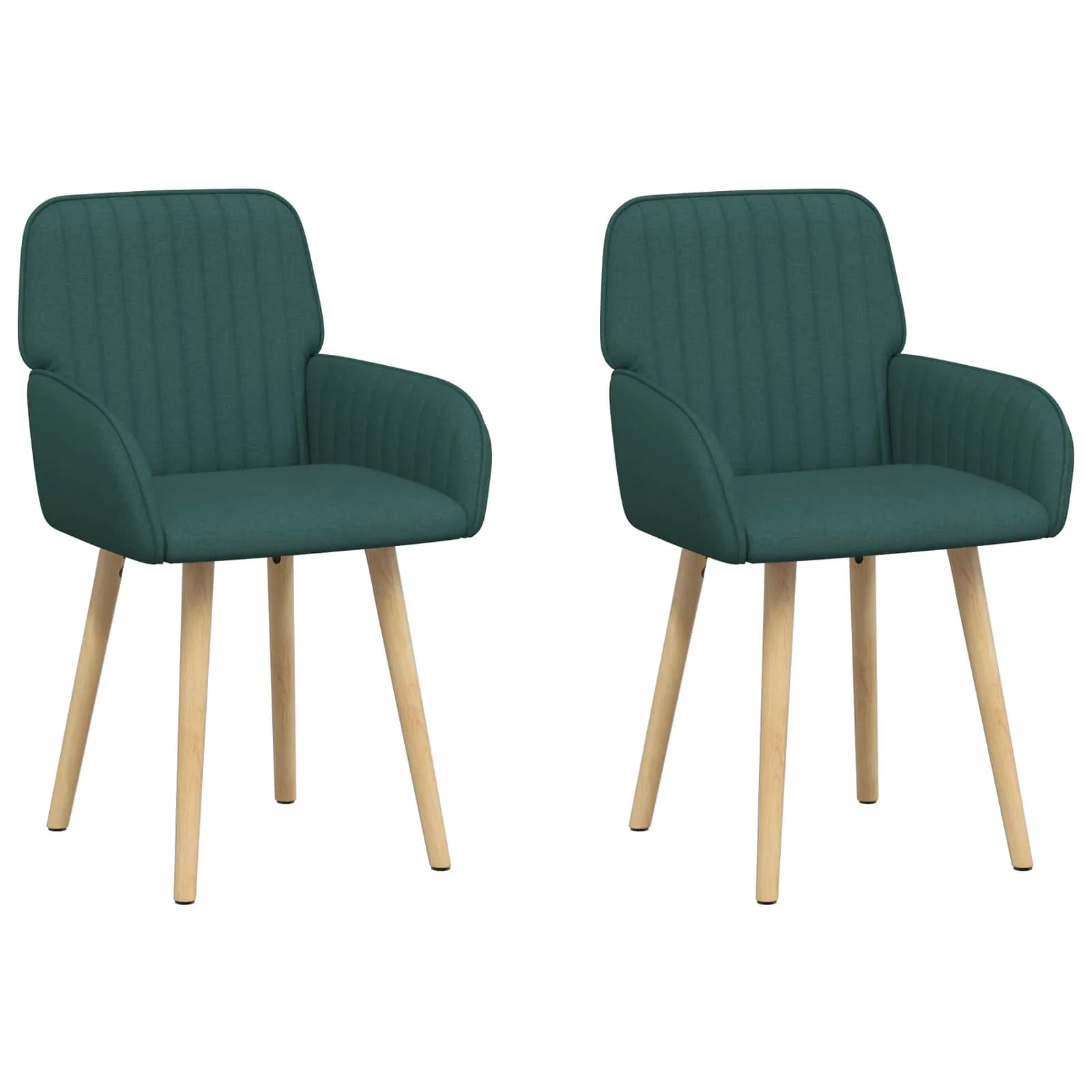 Jedilni stoli 2 kos Blago Temno zelena 56,5 x 50 x 87,5 cm - slika 2