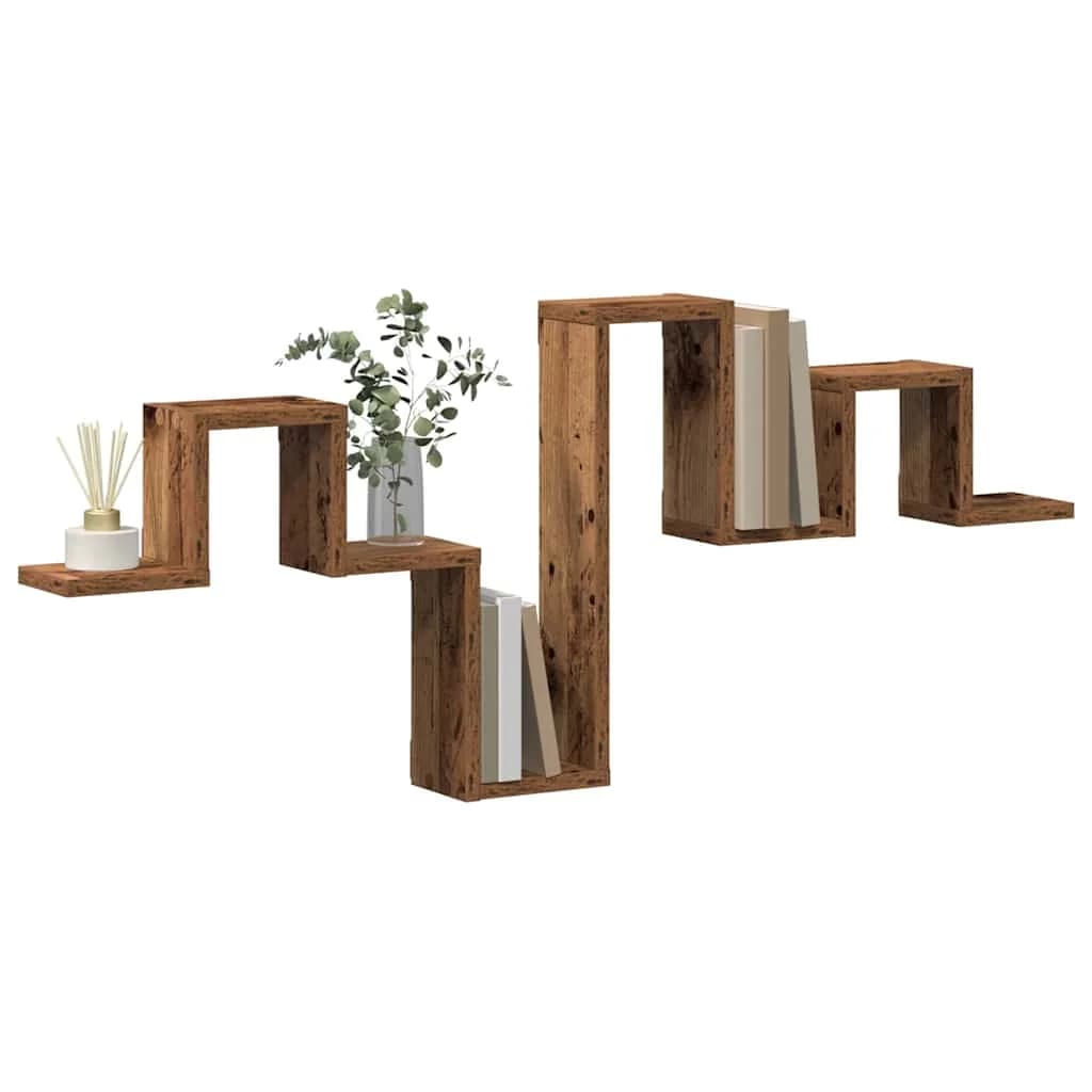Stenska polica Namestitev na steno Star les 104.5 x 43 x 10 cm - slika 3