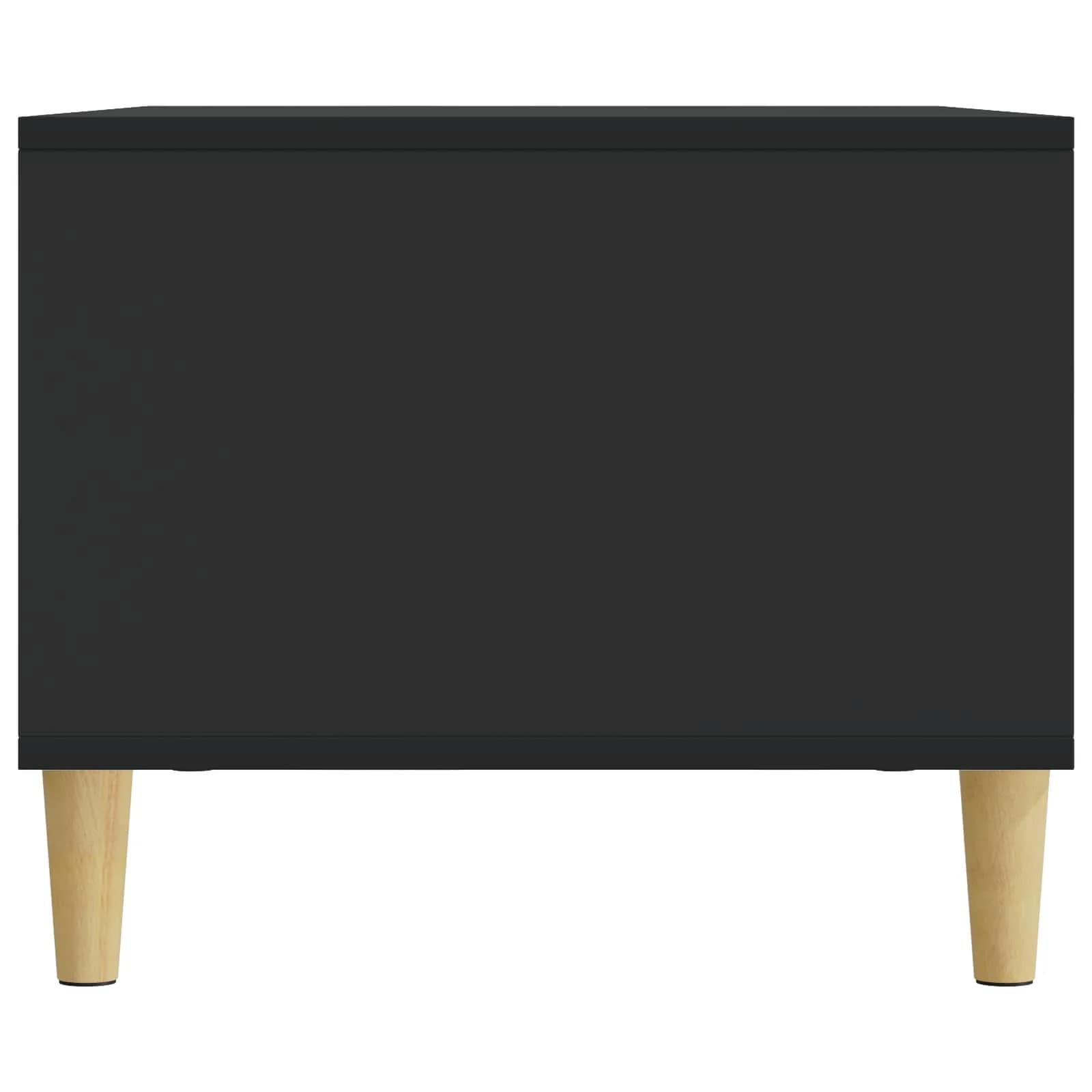 Klubska miza Črna 90 x 50 x 40 cm Inženirski les - slika 6