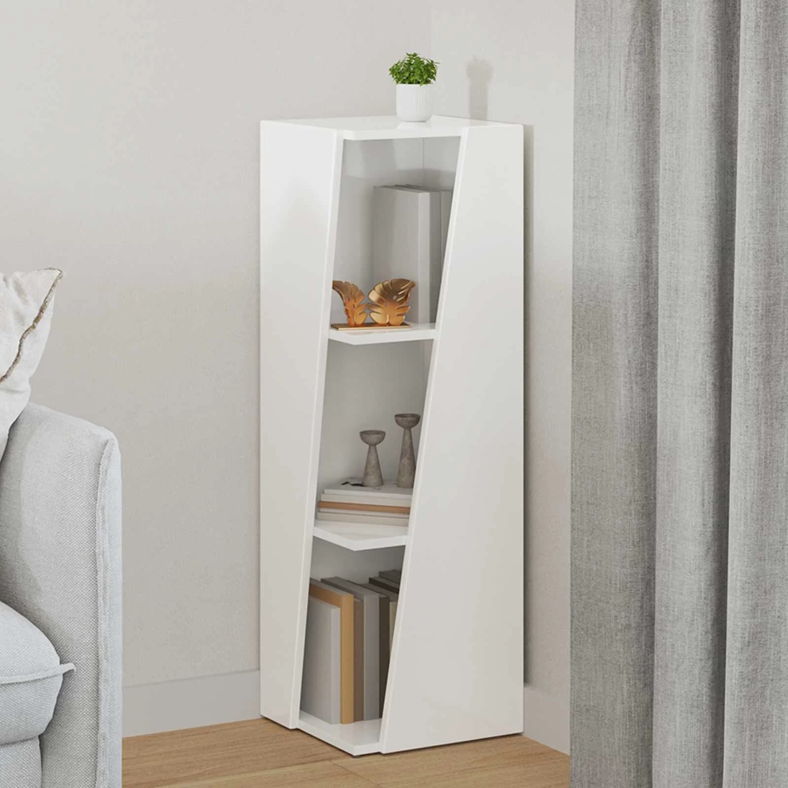 Stranski polic 33 x 32 x 100,5 cm Inženirski les