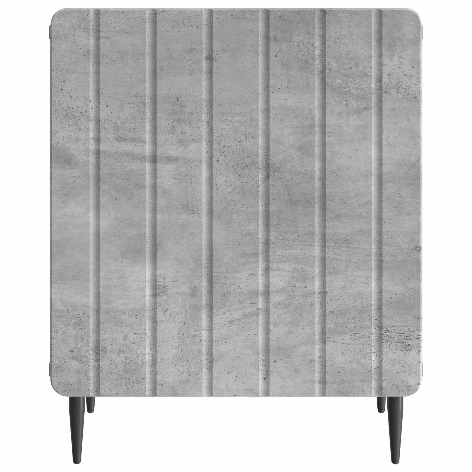 Nočna omarica Betonsko siva 43 x 34,5 x 52 cm Inženirski les - slika 5