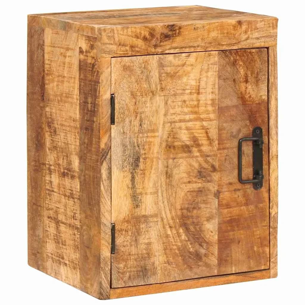Nočna omarica 2 kos Rjava 35 x 33 x 48 cm Masiven les manga - slika 4