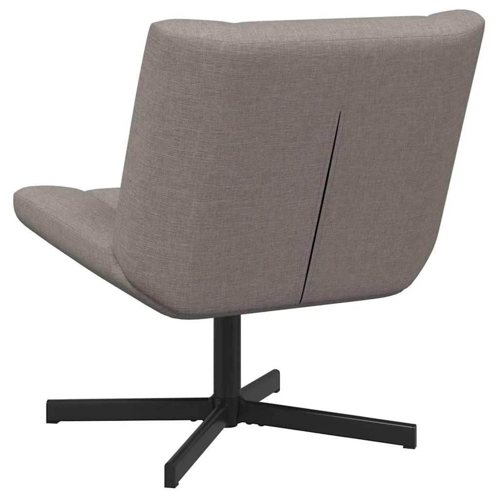 Vrtljiv stol Taupe 63 x 75 x 76 cm blago - slika 6
