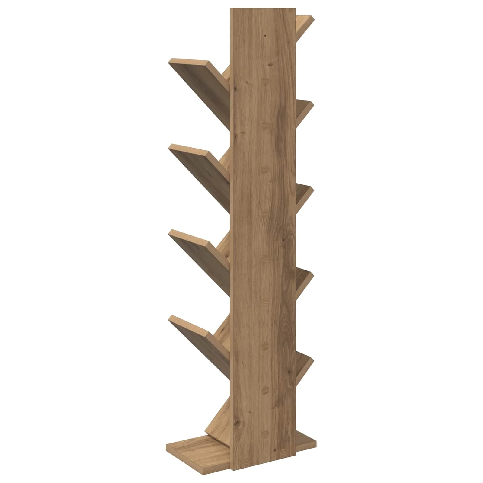 Polica za knjige v obliki drevesa 6-nadstropna 30 x 18 x 100 cm - slika 6