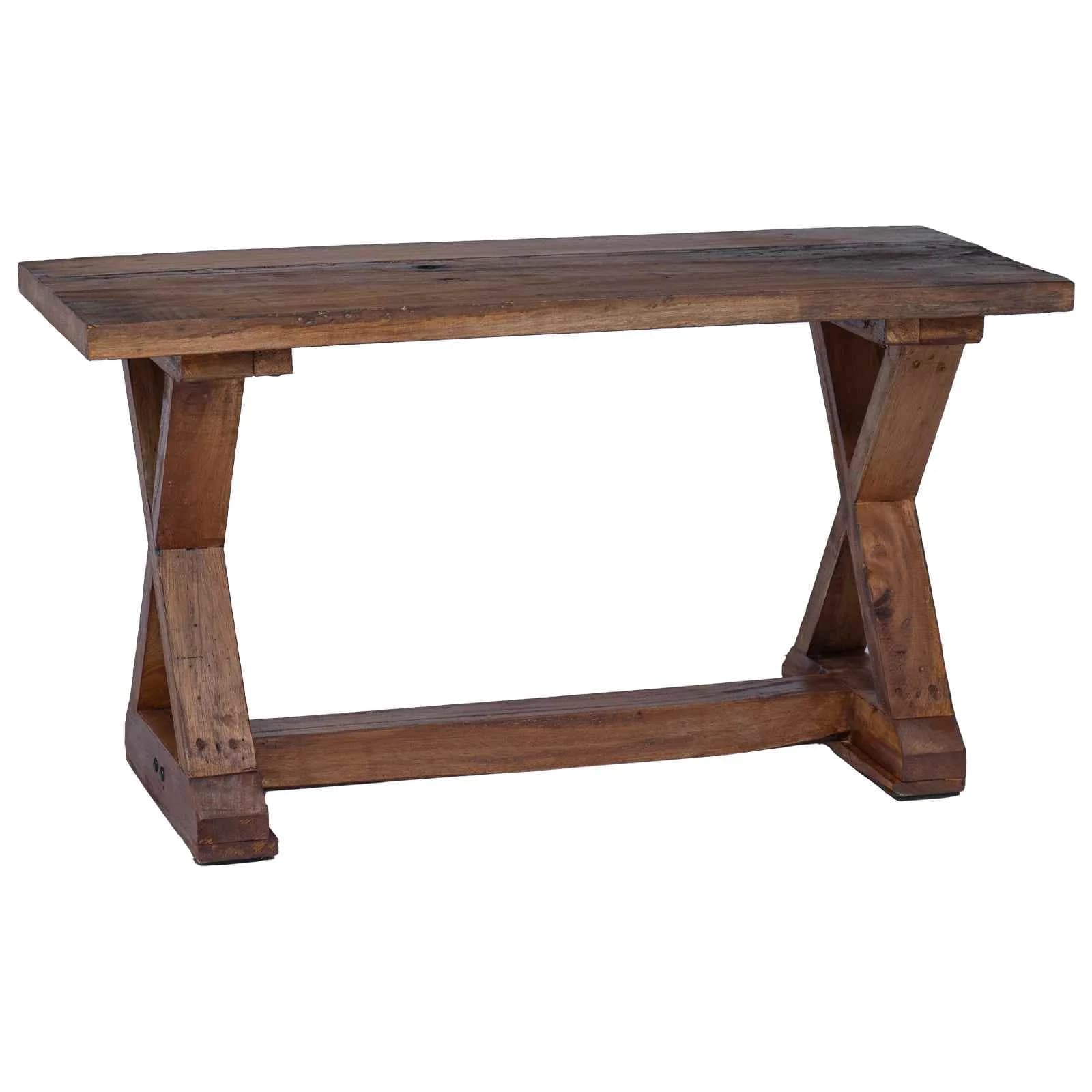 klop Naravna 85 x 35 x 46 cm Trden predelan les - slika 5
